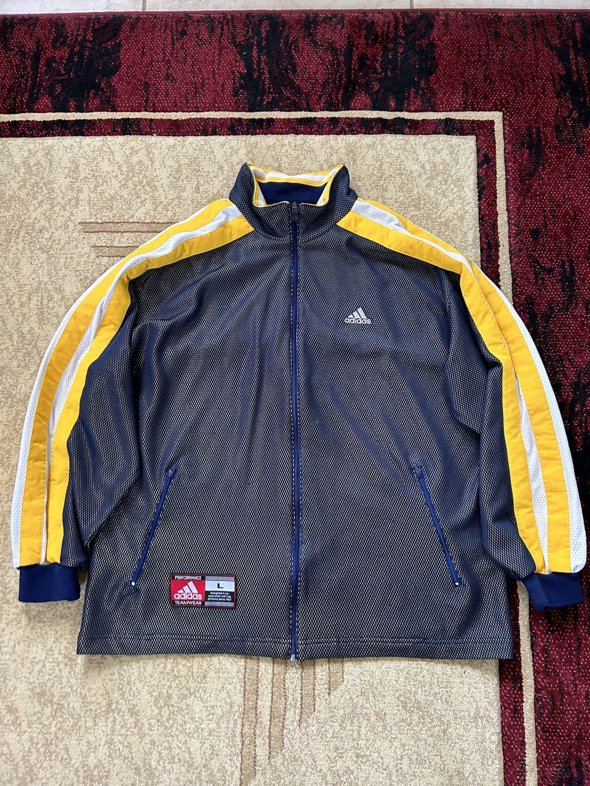 Adidas Vintage 90s Adidas Basketball Retro Track Suit Size US 34 / EU 50 - 3 Thumbnail