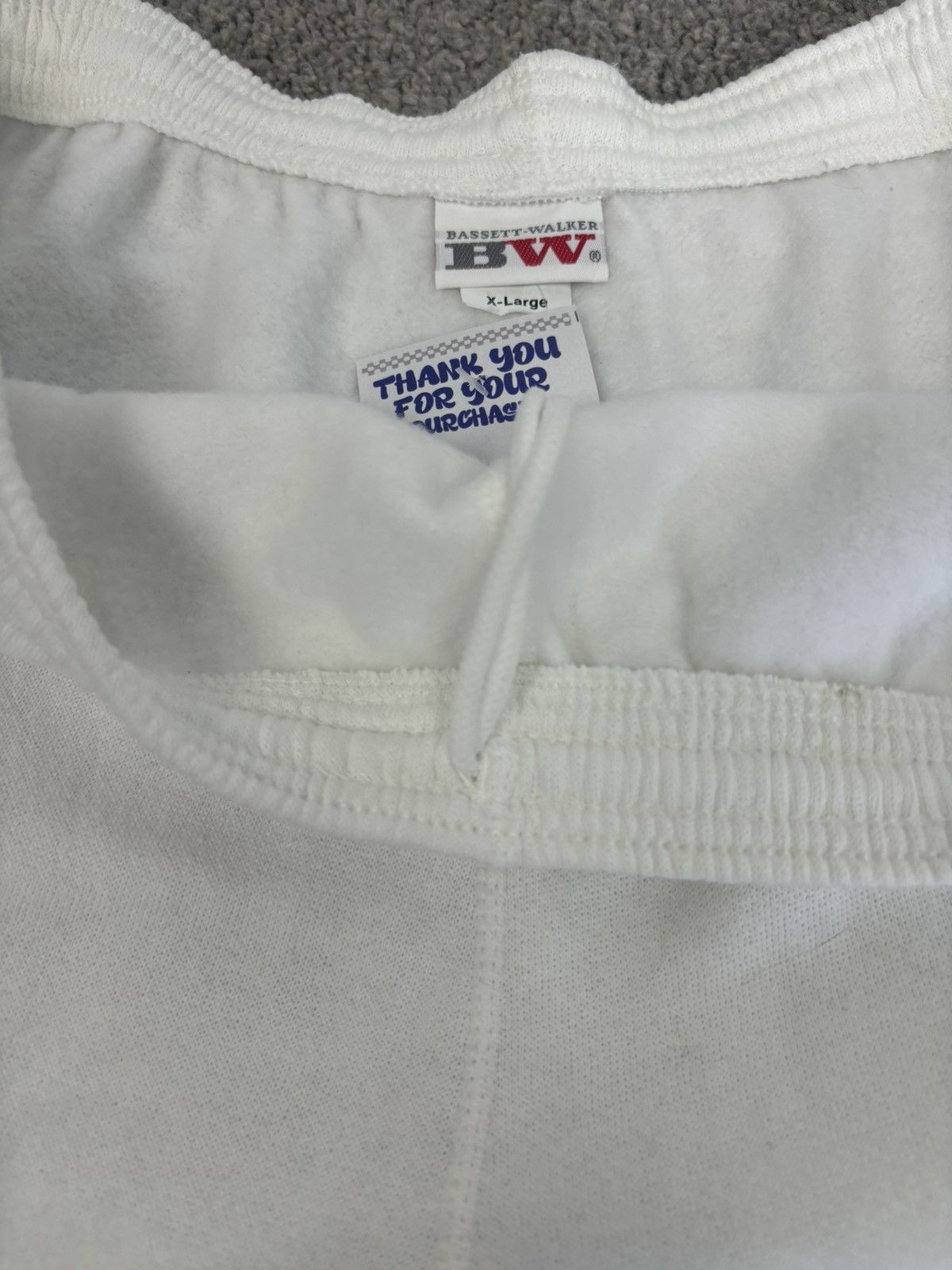 Vintage Vintage 90s white msu michigan state spellout sweatshorts Size US 34 / EU 50 - 3 Thumbnail