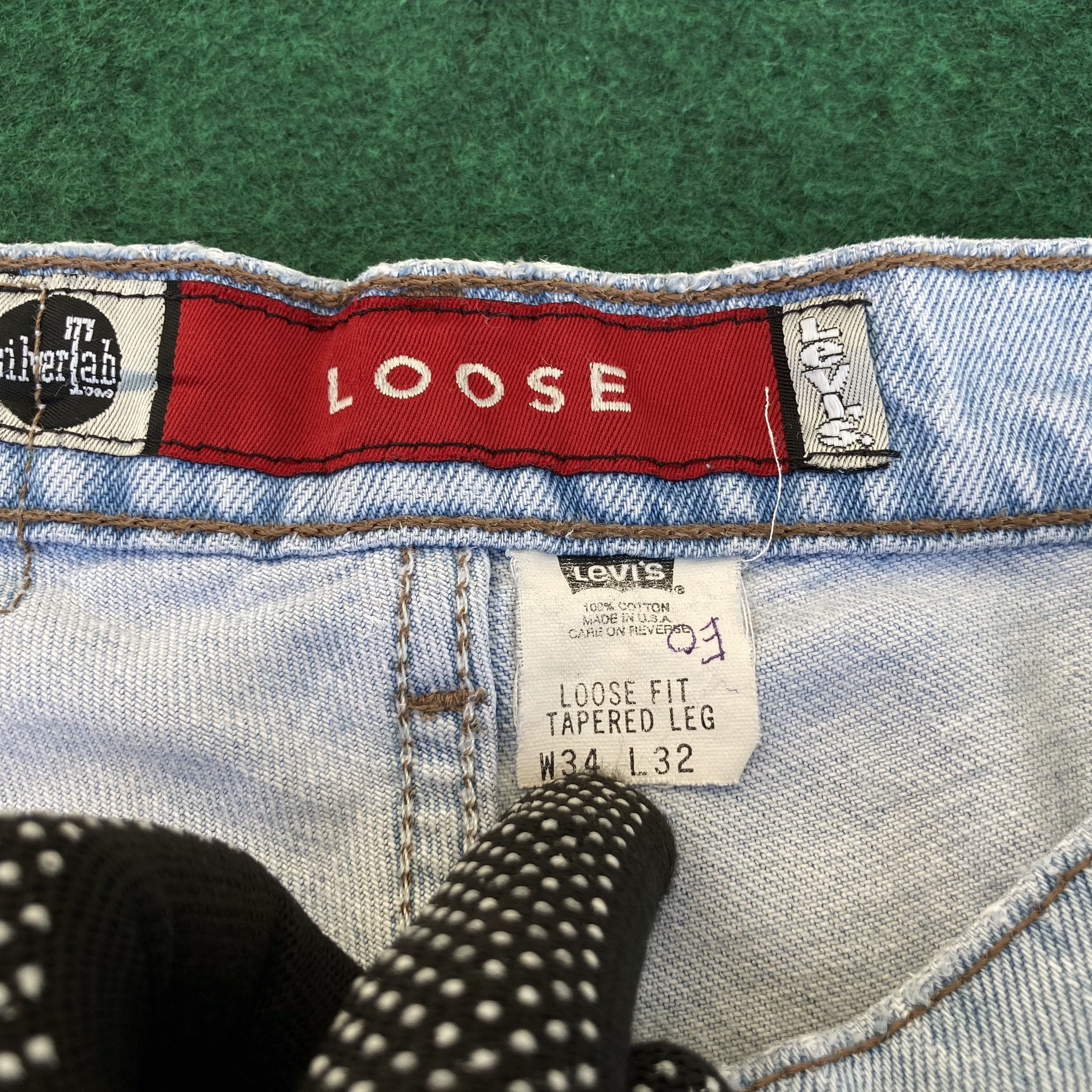 Levi's × Vintage Vtg Levis Silvertab Loose Baggy Sz 33 90s Ripped 90s Jeans Size US 33 - 5 Thumbnail