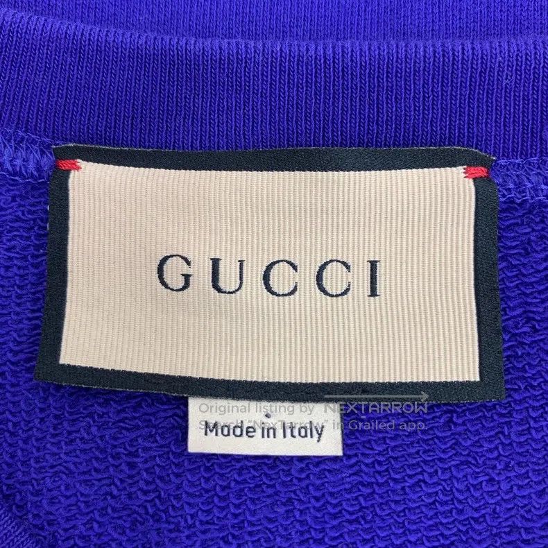 Gucci gucci Dark blue logo letter logo printed cotton round-neck Size US XS / EU 42 / 0 - 5 Thumbnail