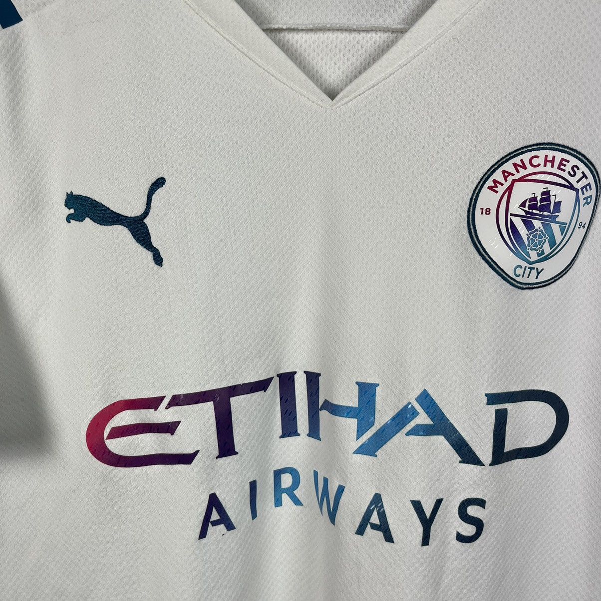 Nike 2021/22 NIKE MANCHESTER CITY AWAY SOCCER JERSEY FOOTBALL SHI Size US L / EU 52-54 / 3 - 2 Thumbnail