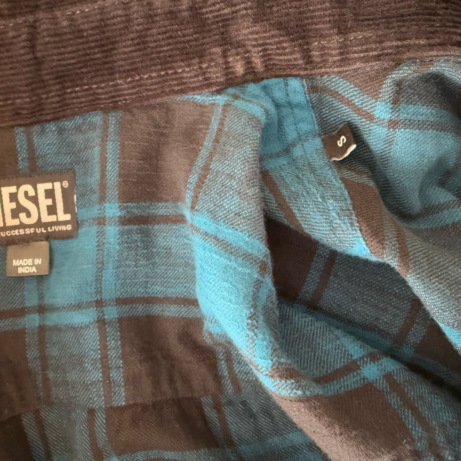 Diesel NWT Diesel Plaid Fading Flannel Button Up Shirt Men’s Size S Size US S / EU 44-46 / 1 - 6 Thumbnail