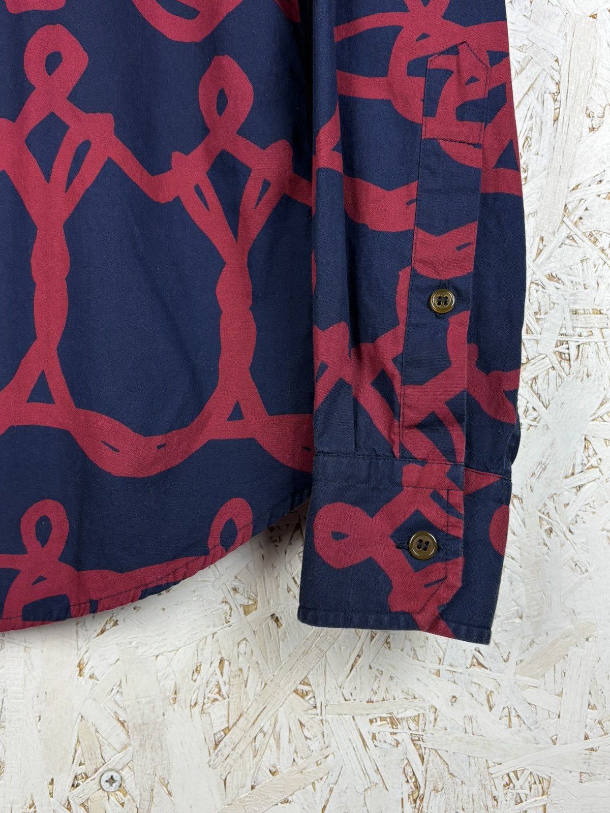 Vivienne Westwood Vivienne Westwood Man Orb Embroidery AOP Ornament Shirt 44 Size US S / EU 44-46 / 1 - 4 Thumbnail