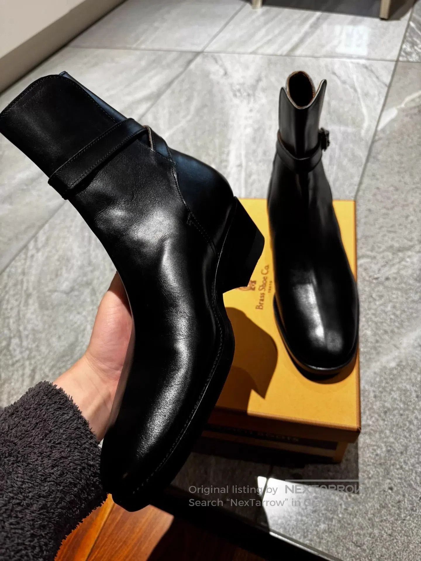 Clique Black Leather Ankle Boots with Buckle Strap. Size US 7.5 / EU 40-41 - 5 Thumbnail