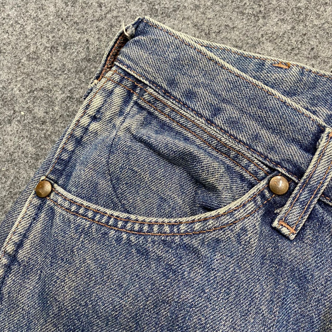 Vintage 💥Flare💥Vintage Wrangler Distressed Denim Size US 30 / EU 46 - 10 Thumbnail