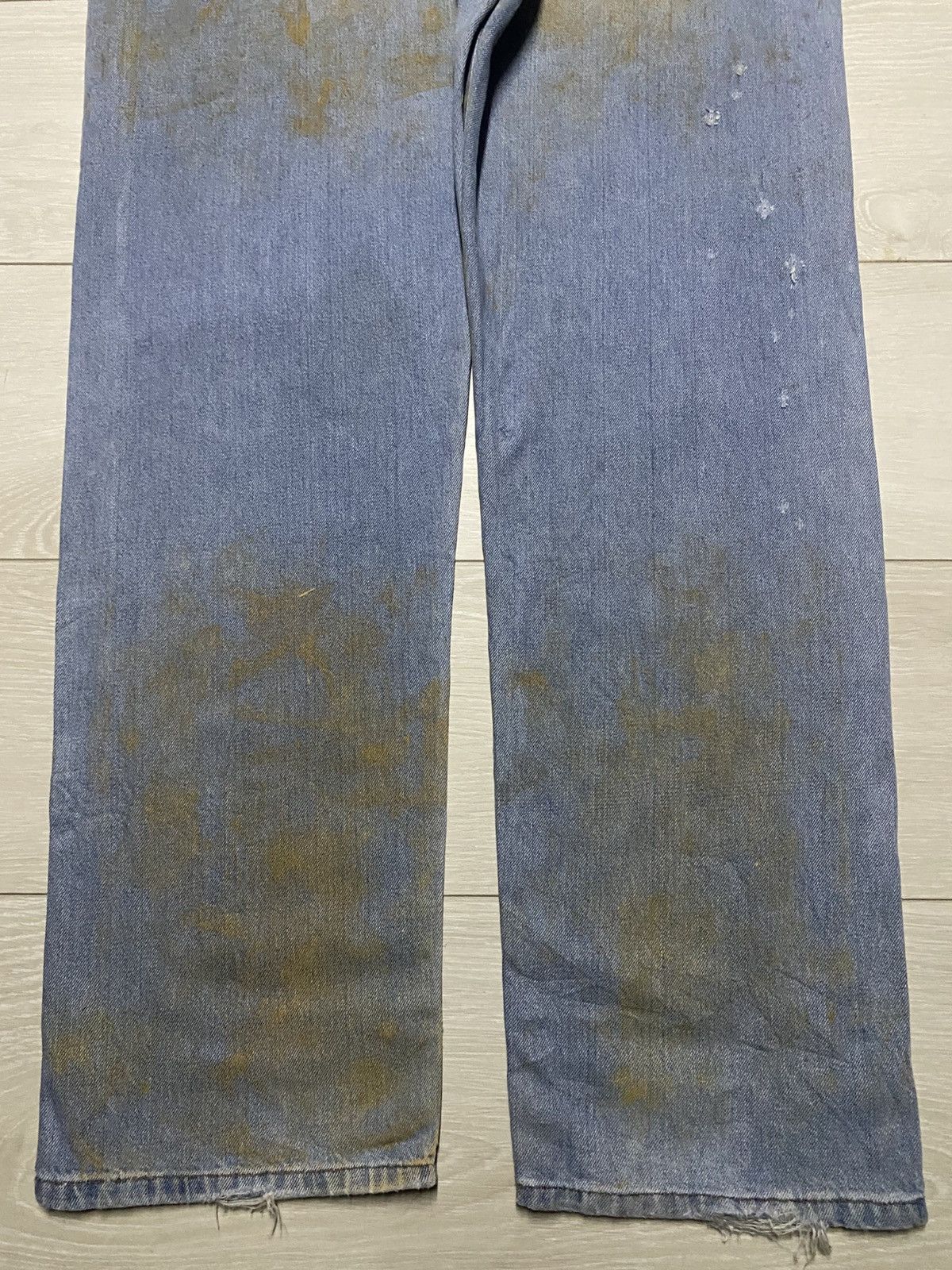 Replay Vintage Replay Mud Wash high Rised Distressed Loose Jeans Size US 32 / EU 48 - 6 Thumbnail