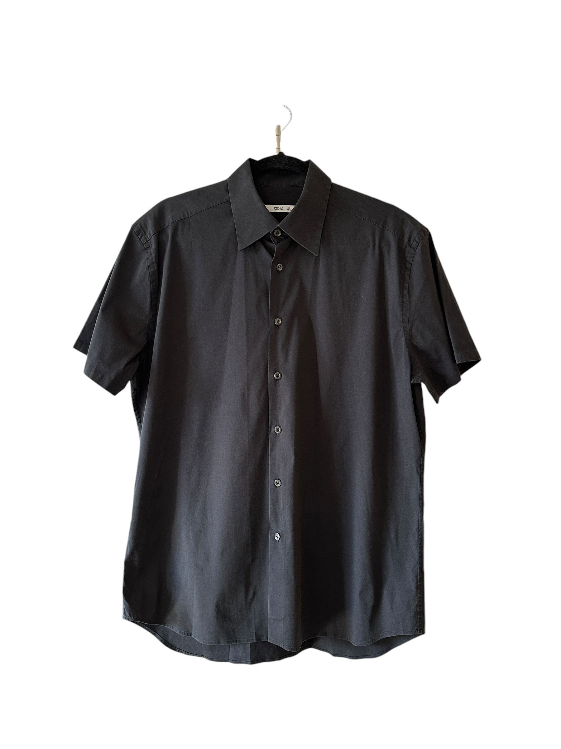 Prada Prada Short Sleeve Button Up Shirt Size US L / EU 52-54 / 3 - 1 Thumbnail