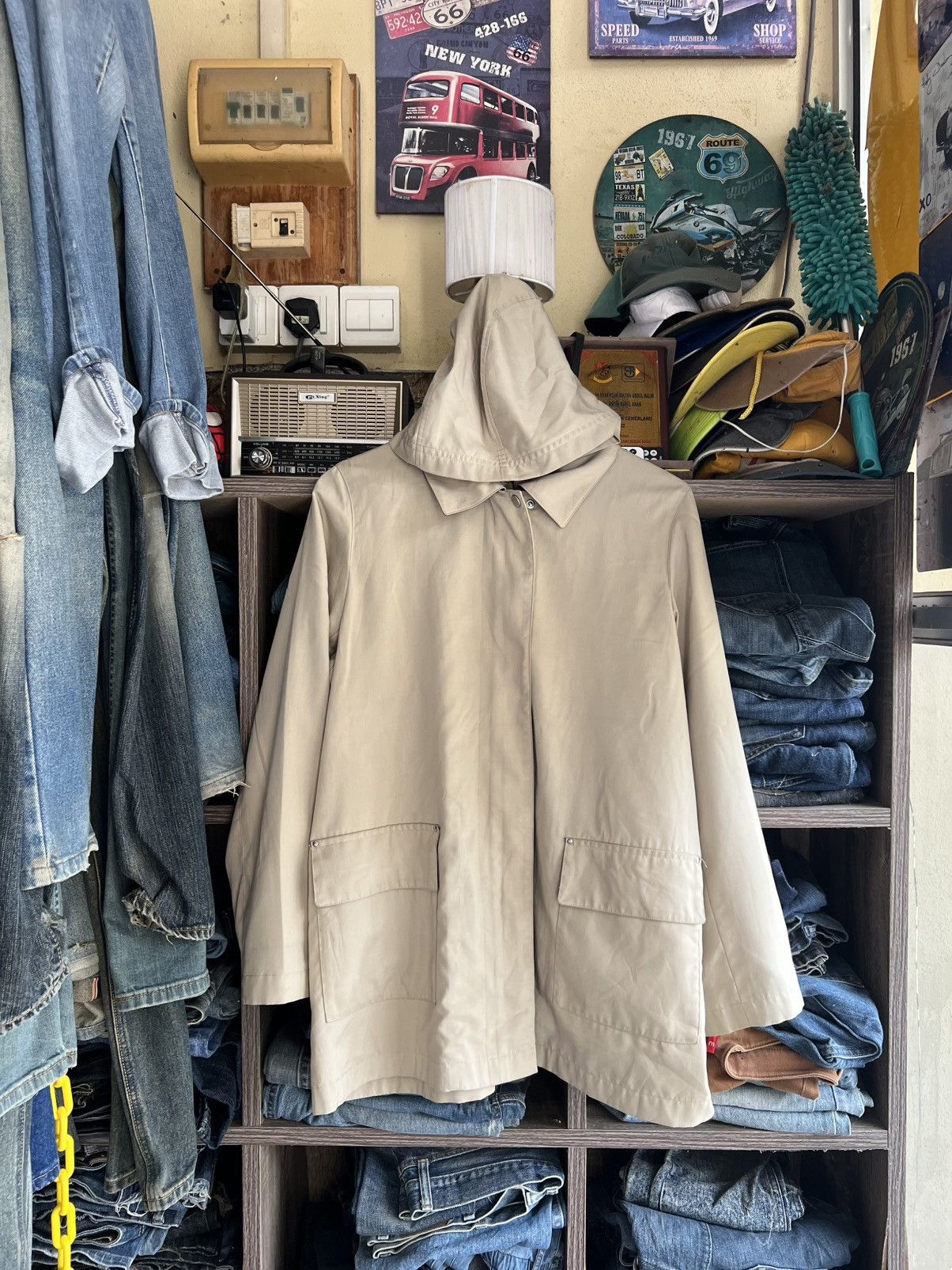 Aquascutum 🔥Vintage Aquascutum Made in Japan Zipper Jacket Hoodie Size L / US 10 / IT 46 - 2 Thumbnail