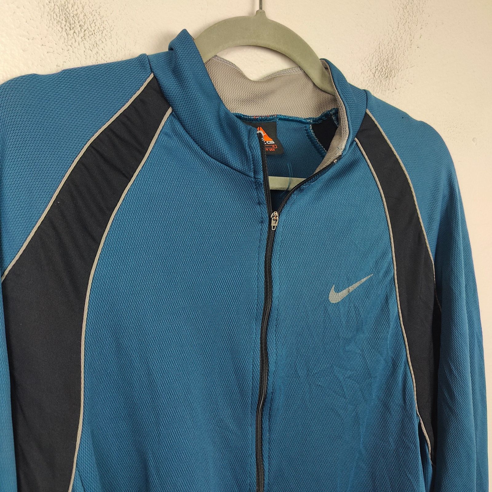 Nike Vintage Nike ACG Cycling Jersey Mens Medium 90s Blue Size US M / EU 48-50 / 2 - 2 Thumbnail
