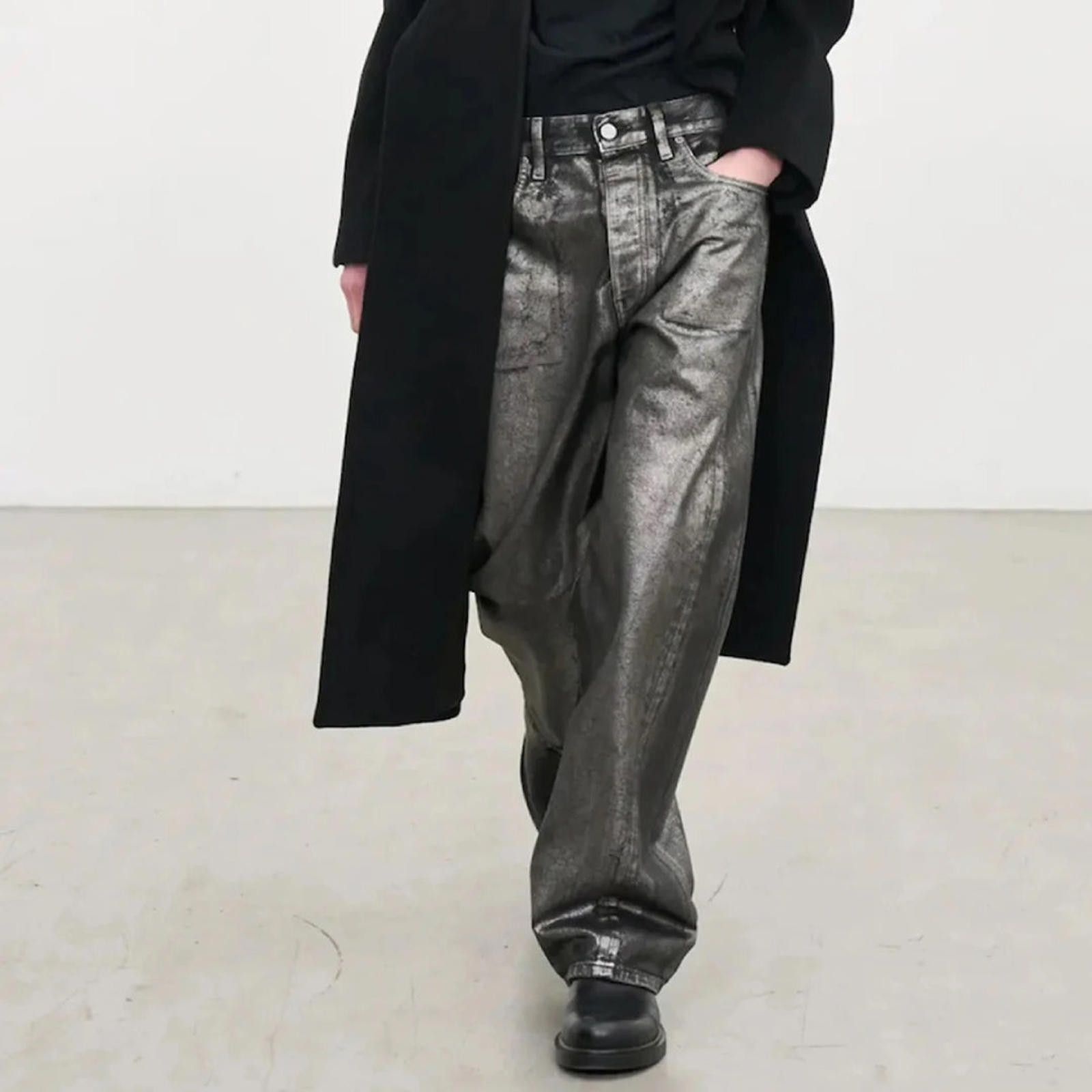 Japanese Brand Black Diamond Wax Denim Jeans Size US 32 / EU 48 - 7 Thumbnail