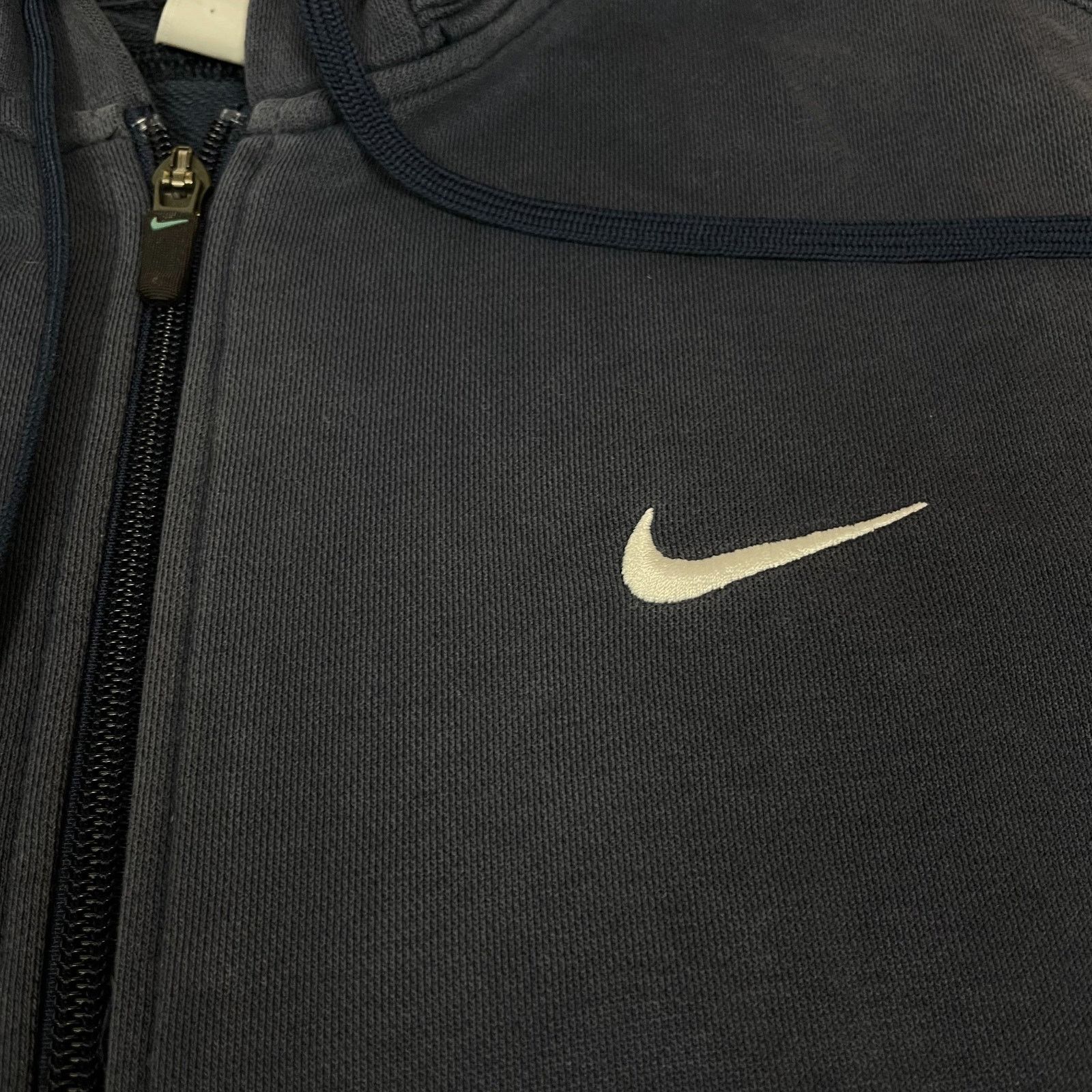 Nike Nike Sparta Women's Navy Blue Cotton Full Zip Hoodie Small Size S / US 4 / IT 40 - 8 Thumbnail