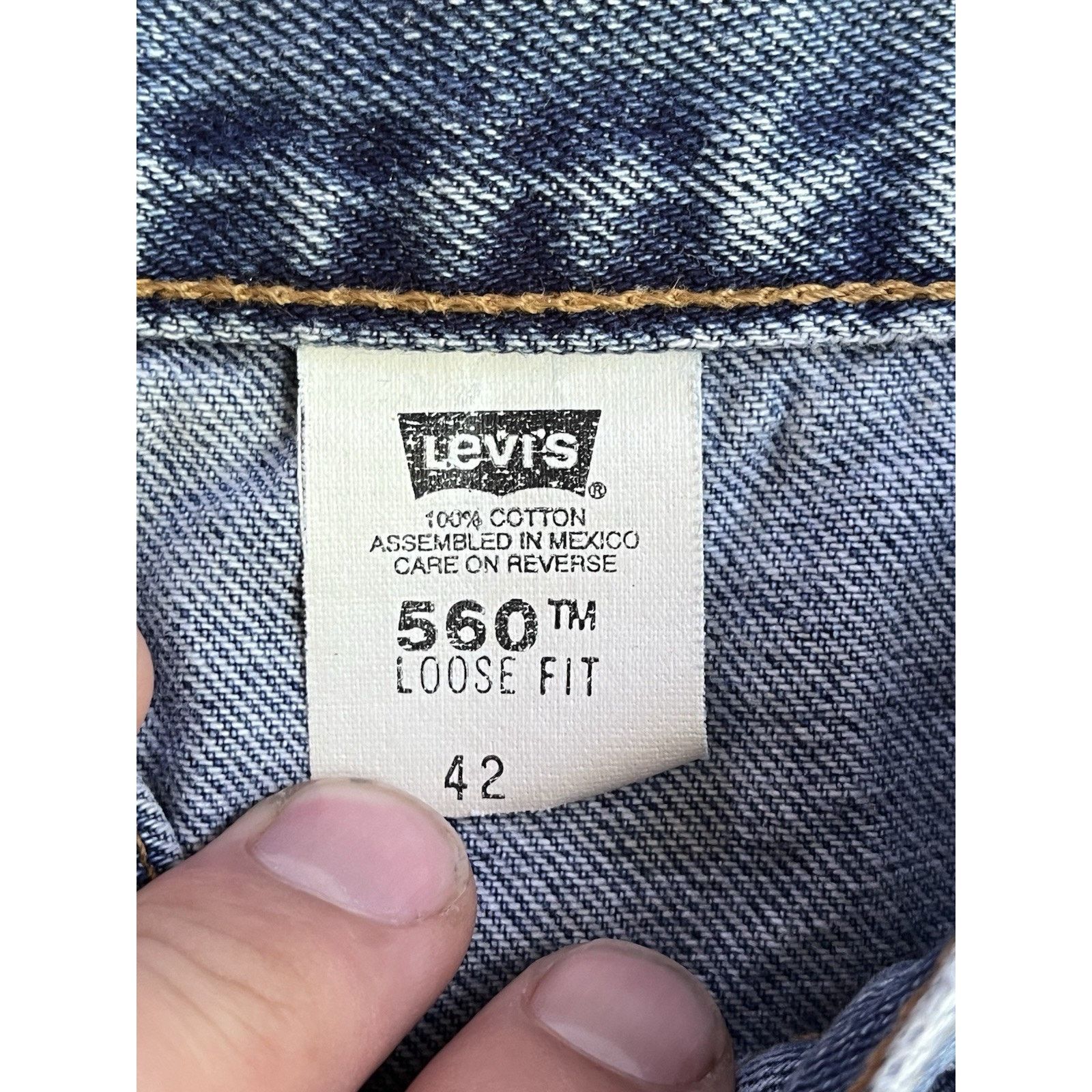 Levi's VTG Levi’s 560 Loose Fit Jean Shorts Men’s Size 42 Jorts Size US 42 / EU 58 - 7 Thumbnail
