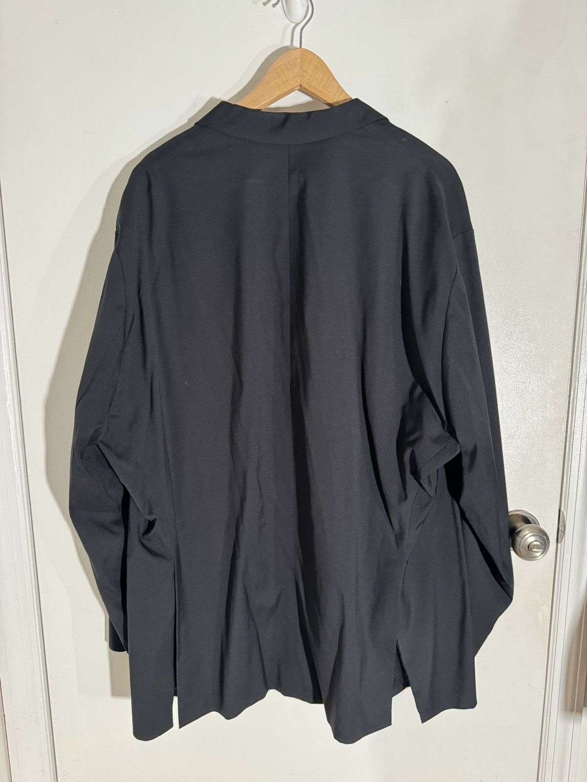 Balenciaga Balenciaga Black Nylon Technical Tailored Blazer Size US S / EU 44-46 / 1 - 3 Thumbnail