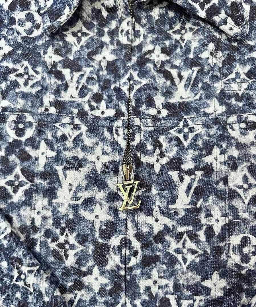 Louis Vuitton Louis Vuitton 50 Monogram Denim Workwear Jacket Size US M / EU 48-50 / 2 - 4 Thumbnail