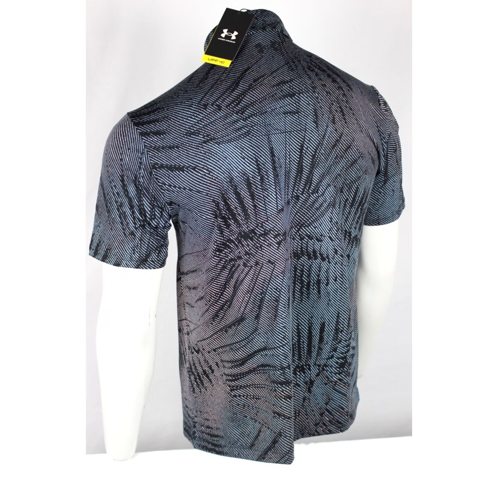 Under Armour Under Armour Polo Shirt Mens M Printed Floral 95% Polyester 5% Elastine Black Multi 004 Golf Short Sleeve Regular Fit Multicolor Polo Brand Nike Size US M / EU 48-50 / 2 - 2 Thumbnail