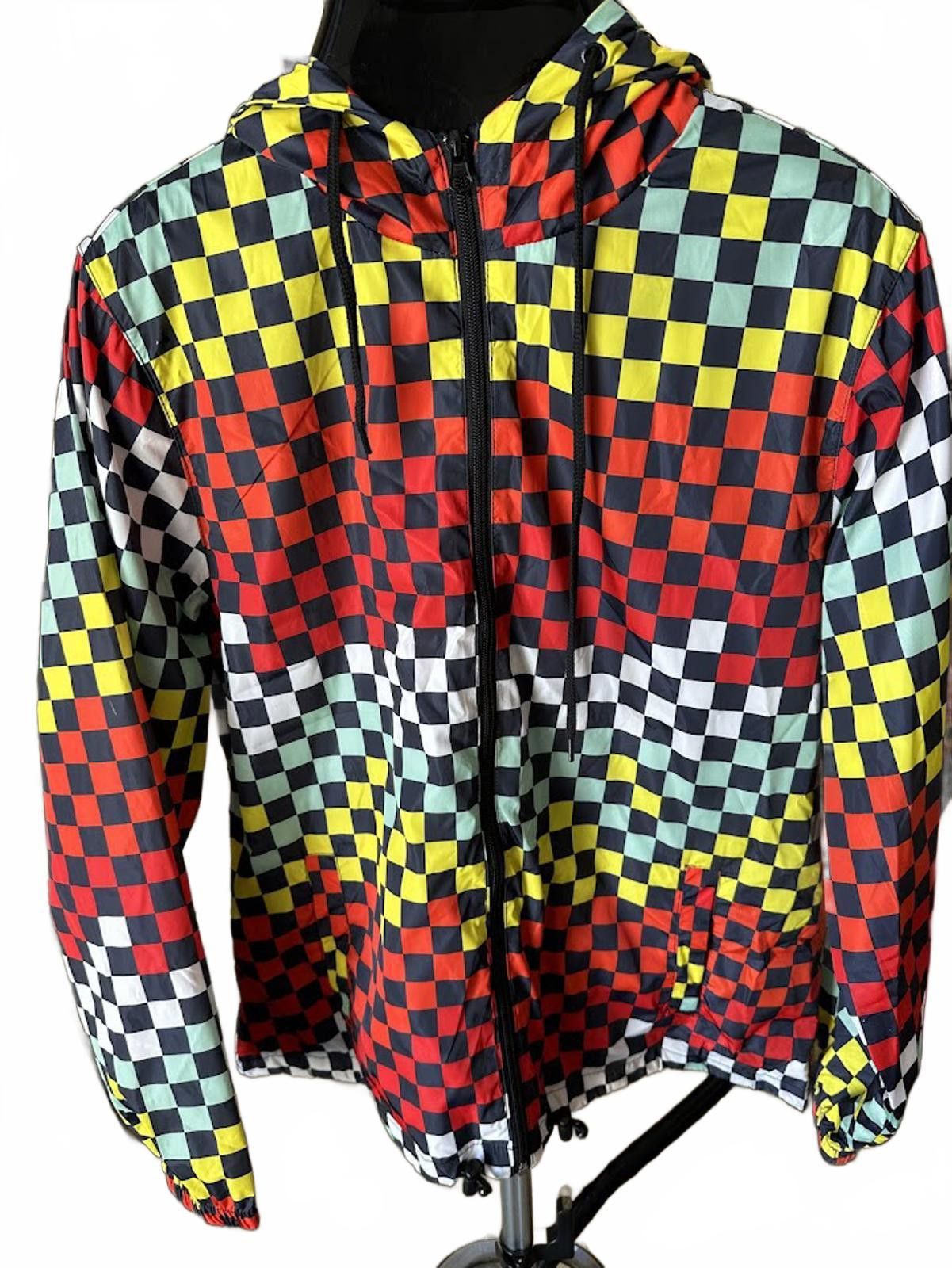 Twain Checkerboard Hooded Jacket Made USA