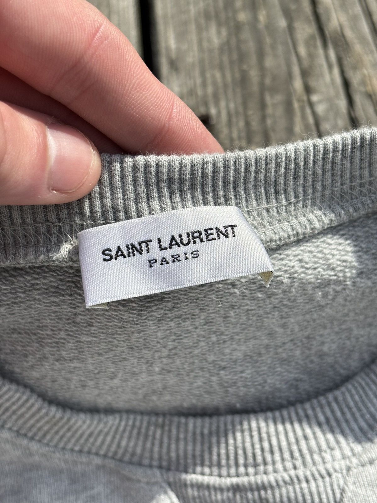 Saint Laurent Paris FW15 Hedi Slimane Saint Laurent 5 Zip Sweatshirt Size US M / EU 48-50 / 2 - 6 Thumbnail