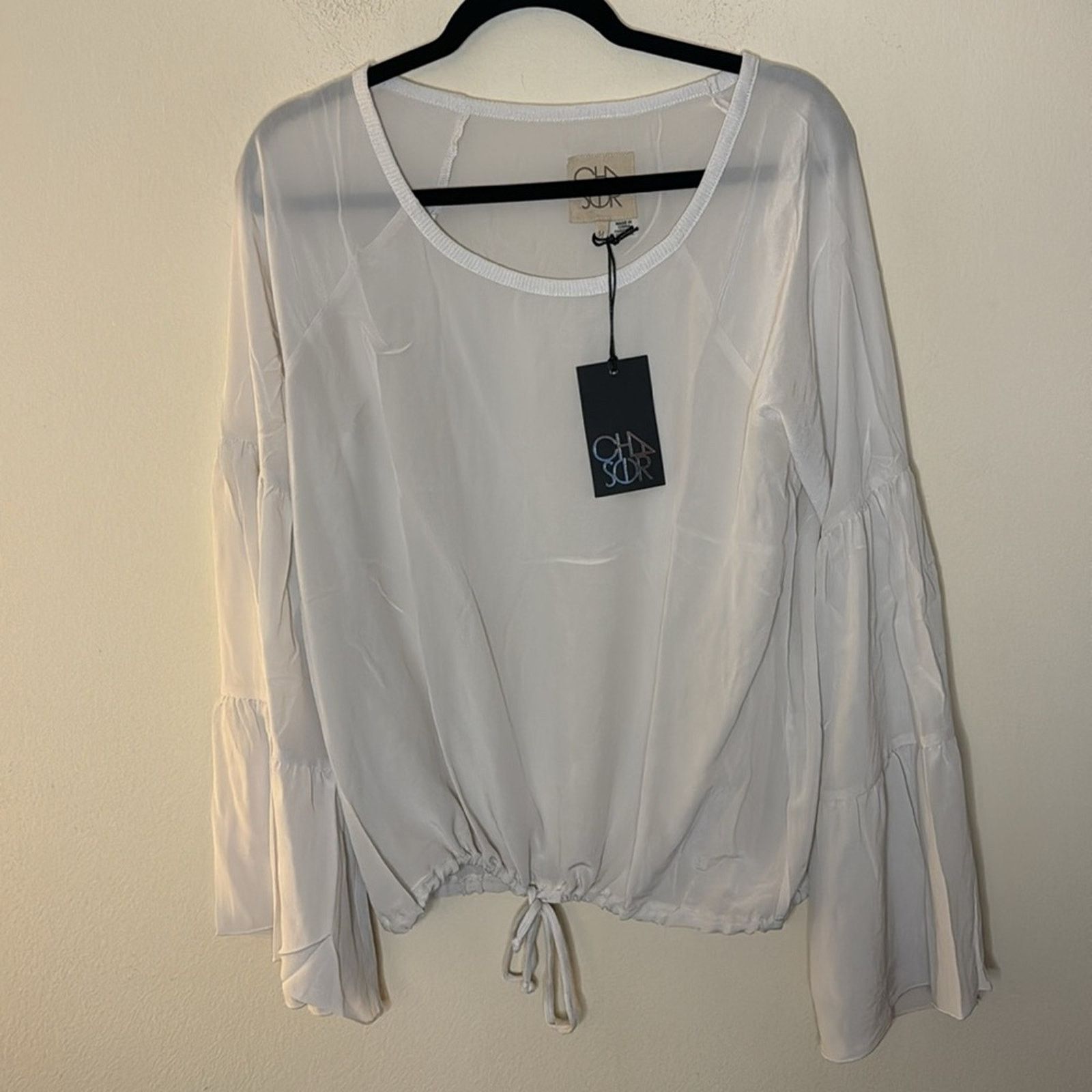 Chaser Brand Chaser Silk Dolman Bell Sleeve Long Sleeve Top Size M Size M / US 6-8 / IT 42-44 - 2 Thumbnail