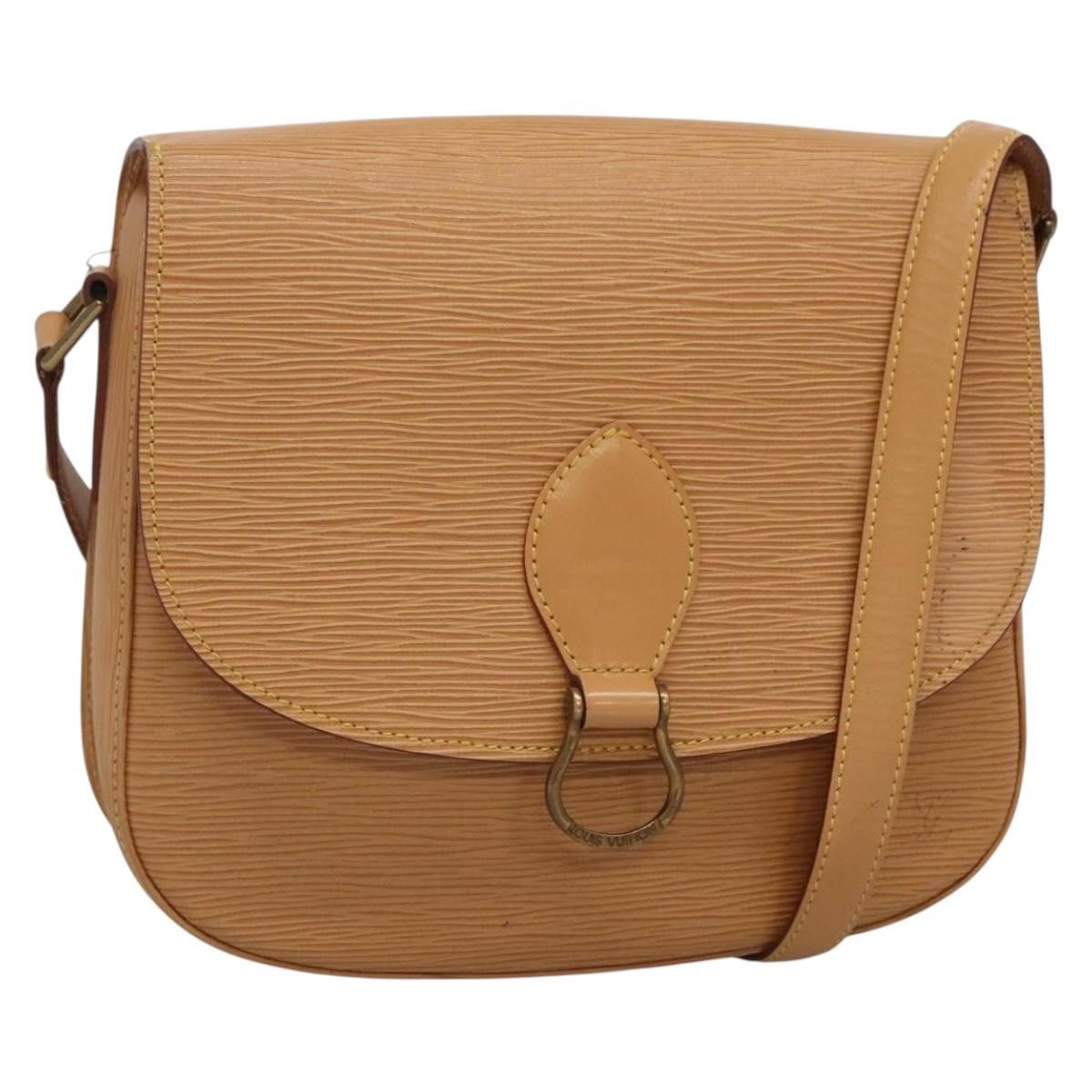 Louis Vuitton LOUIS VUITTON Epi Saint Cloud GM Shoulder Bag Beige M52196 Size ONE SIZE - 1 Thumbnail