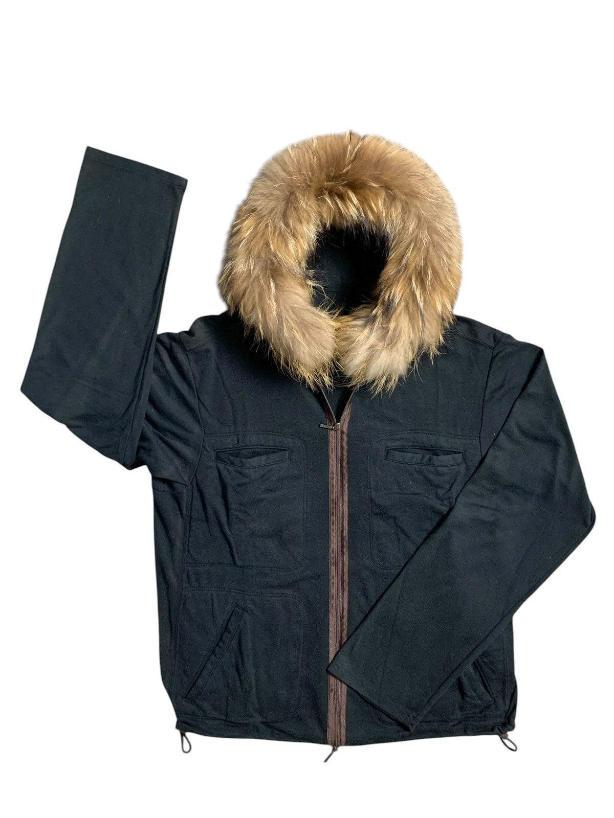 Beauty Beast JAPAN FULL ZIP FUR HOODIE ISSEY IFSIX LGB GOA STYLE Size US M / EU 48-50 / 2 - 1 Thumbnail