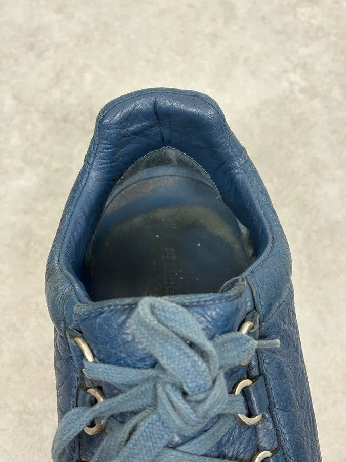 Balenciaga Balenciaga Arena Low Navy Leather Sneakers Size US 8.5 / EU 41-42 - 10 Thumbnail