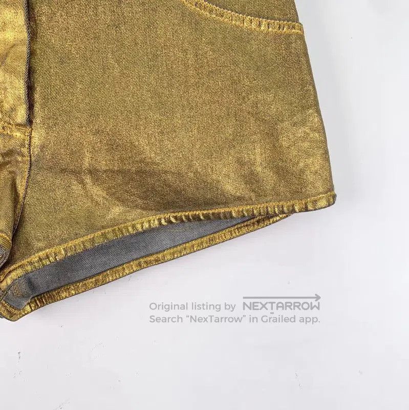 Chanel Chanel Gold Cotton Women's Shorts . Size 22" - 4 Thumbnail