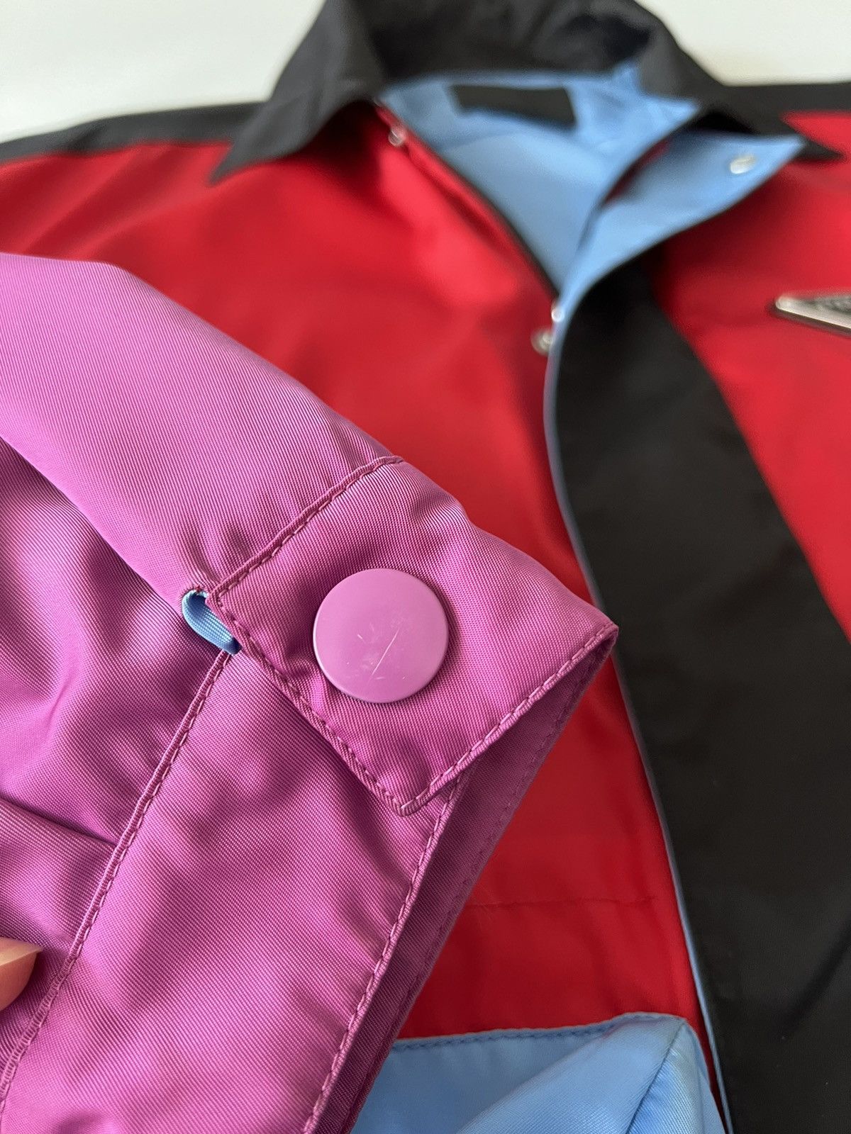 Prada Prada Nylon Colorblock Jacket Size US S / EU 44-46 / 1 - 7 Thumbnail