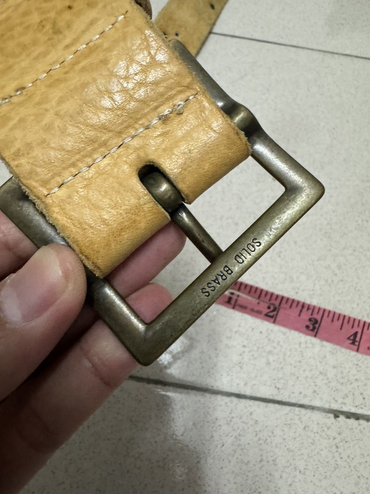 Hollywood Trading Company × Other × Vintage HTC RHINESTONE STUDDED SNAKE SKIN PATCHES LEATHER BELT Size 34 - 5 Thumbnail