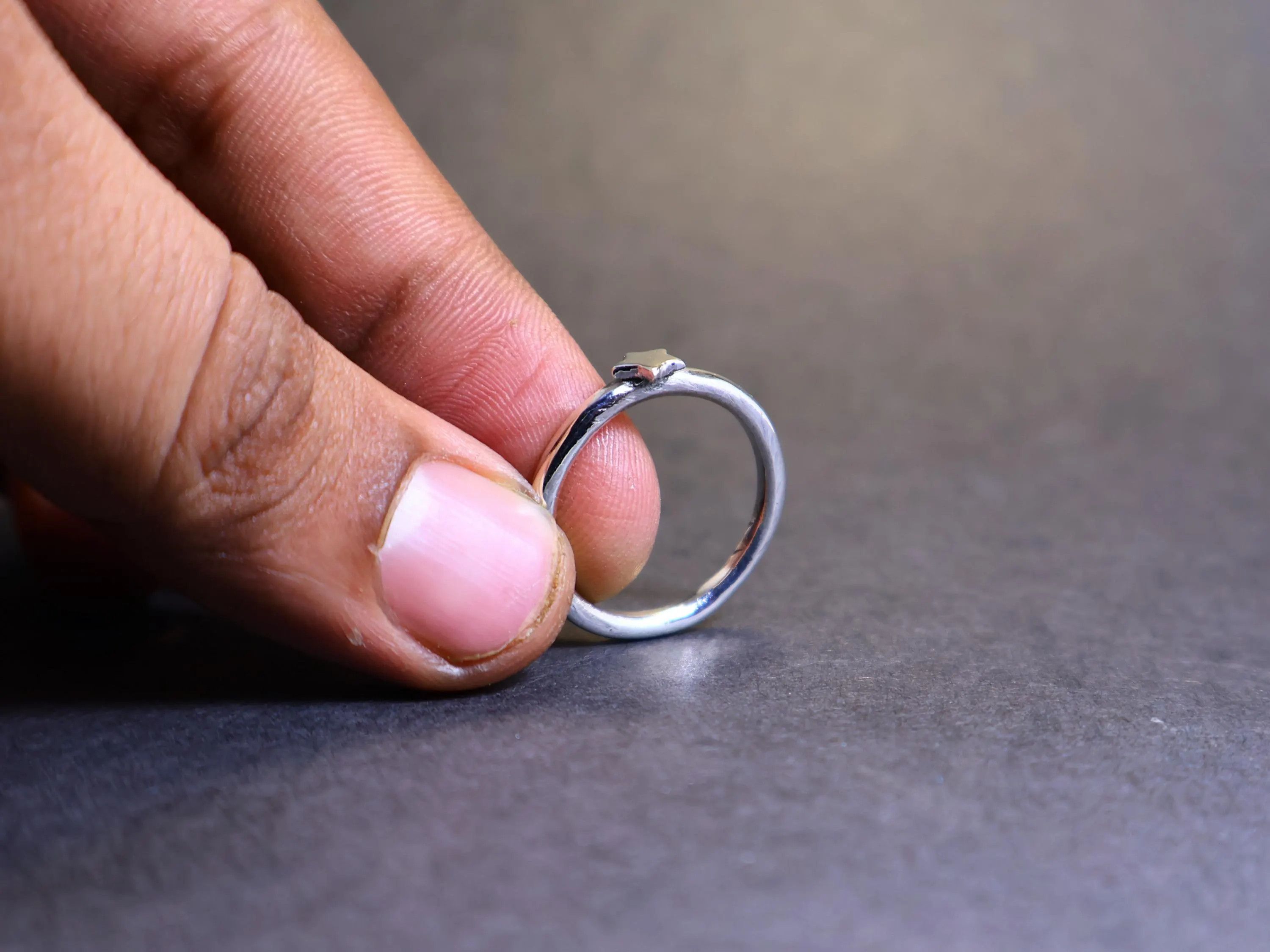 Handmade Star Ring, Handmade Ring, Sterling Silver Ring, Gift For Her Size ONE SIZE - 8 Thumbnail