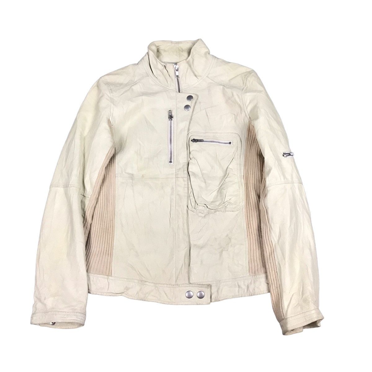 If Six Was Nine × Japanese Brand JAPAN FASHION INGRID LEATHER JACKET Size US S / EU 44-46 / 1 - 1 Thumbnail