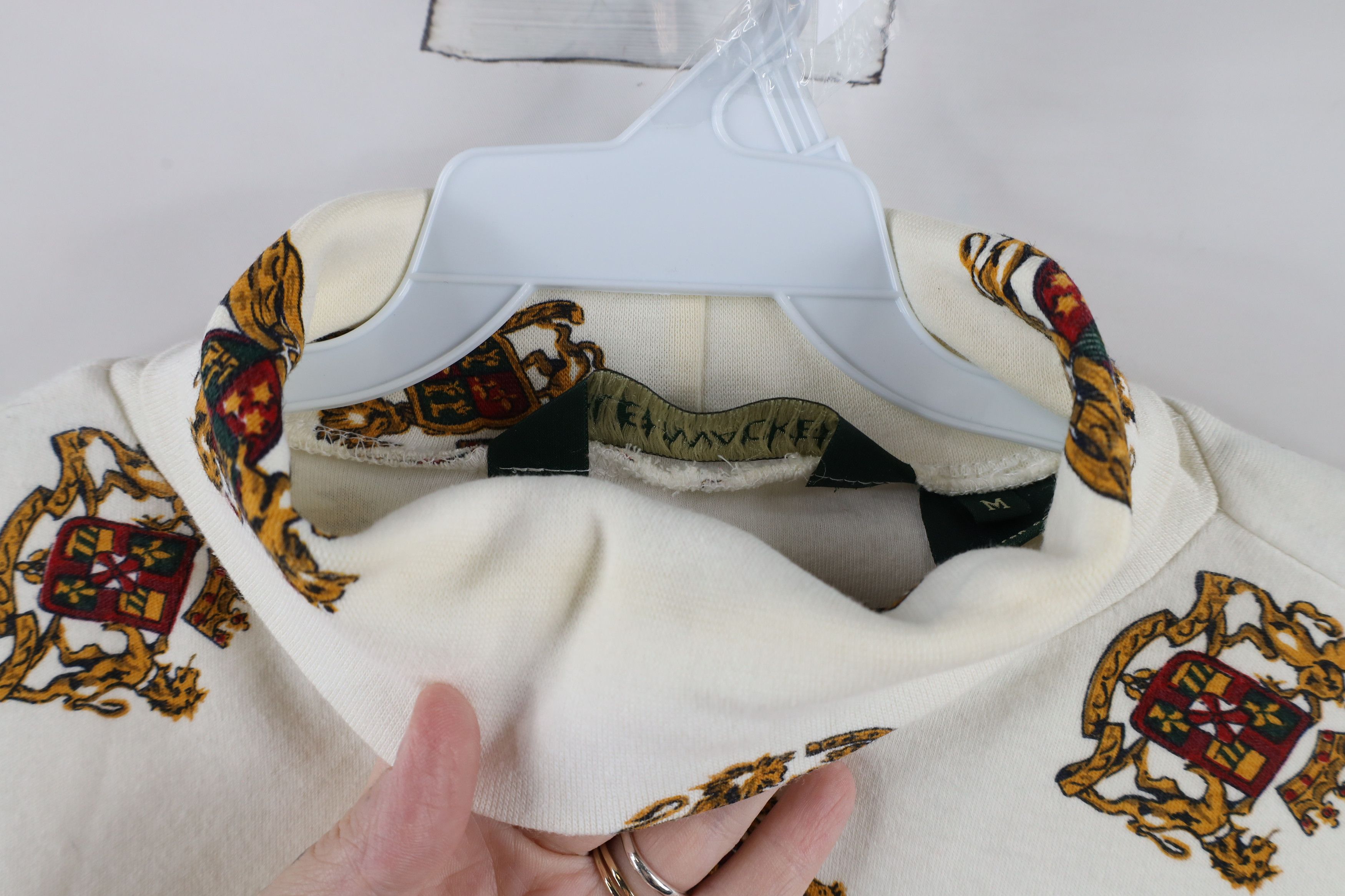 Vintage Vintage 90s Streetwear All Over Print Turtleneck T-Shirt Size M / US 6-8 / IT 42-44 - 5 Thumbnail