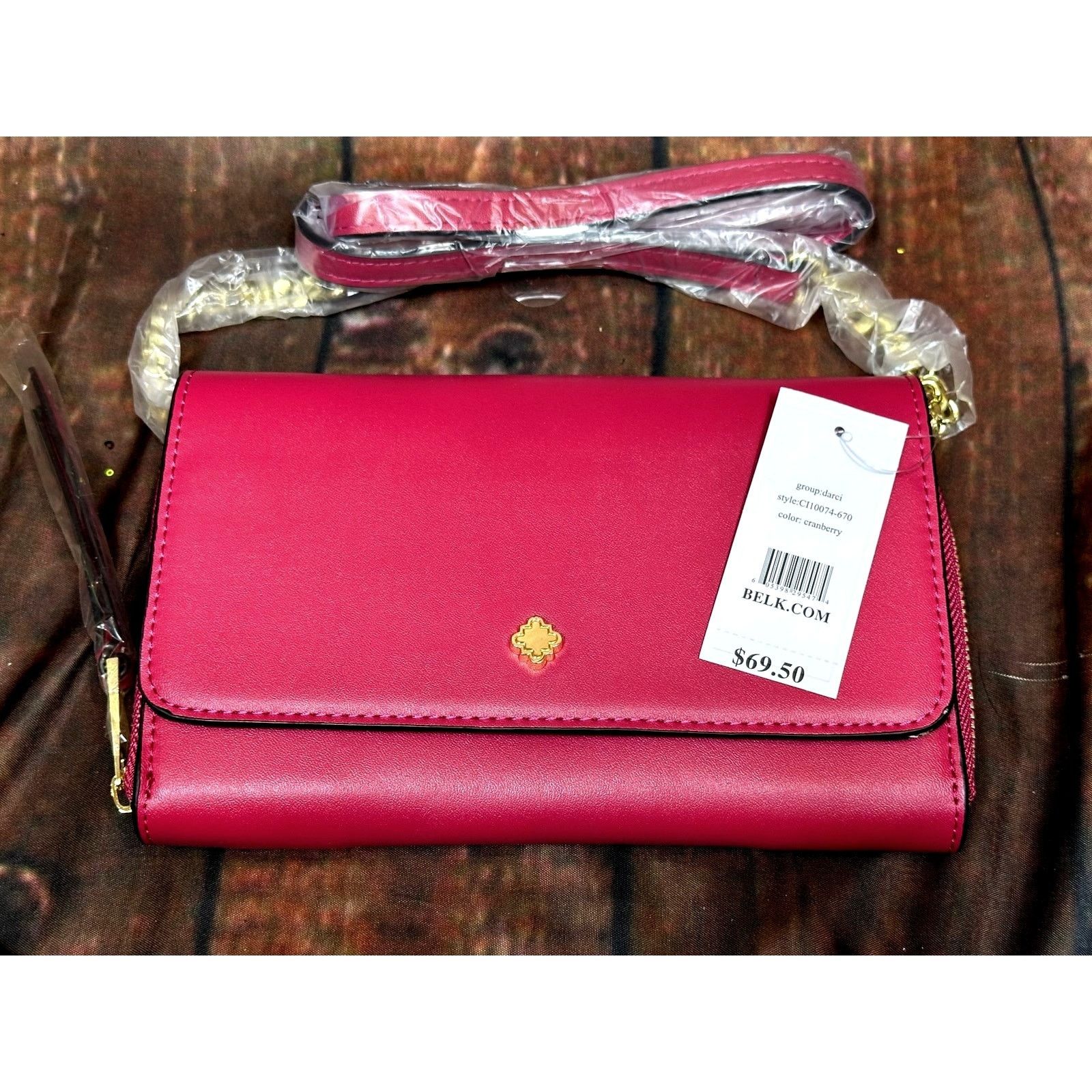 Other Crown & Ivy Darci Crossbody Bag- Cranberry Size ONE SIZE - 3 Thumbnail