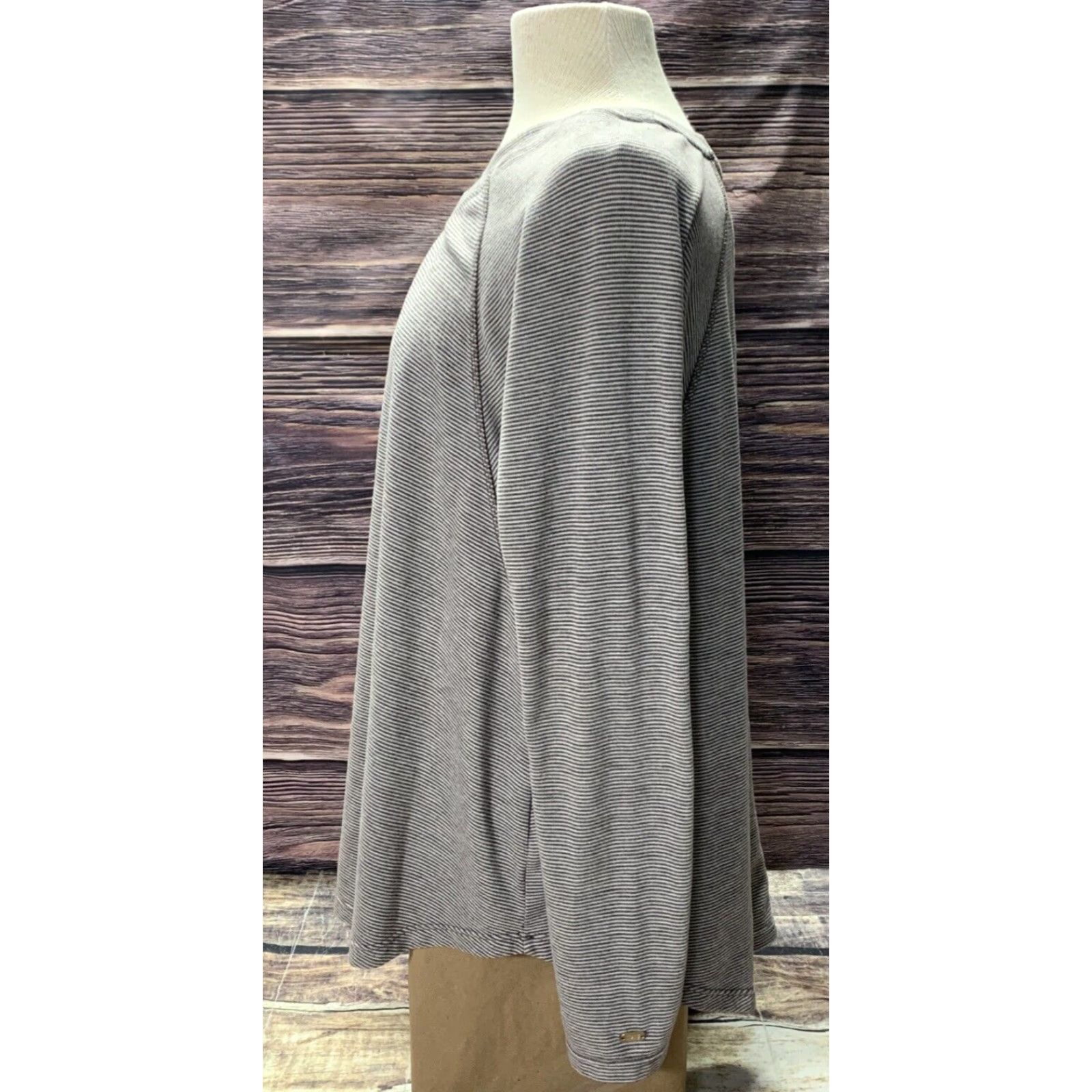 Tommy Hilfiger Tommy Hilfiger Pullover Women’s Soft Top Casual Brown White Stripe Size M Size M / US 6-8 / IT 42-44 - 7 Thumbnail
