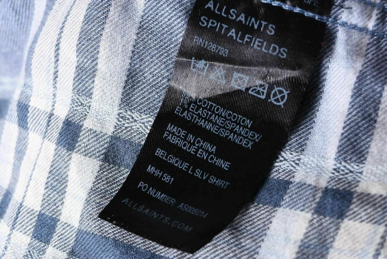 Allsaints AllSaints Spitalfields Plaid Long Sleeve Button Up Shirt Size US S / EU 44-46 / 1 - 5 Thumbnail