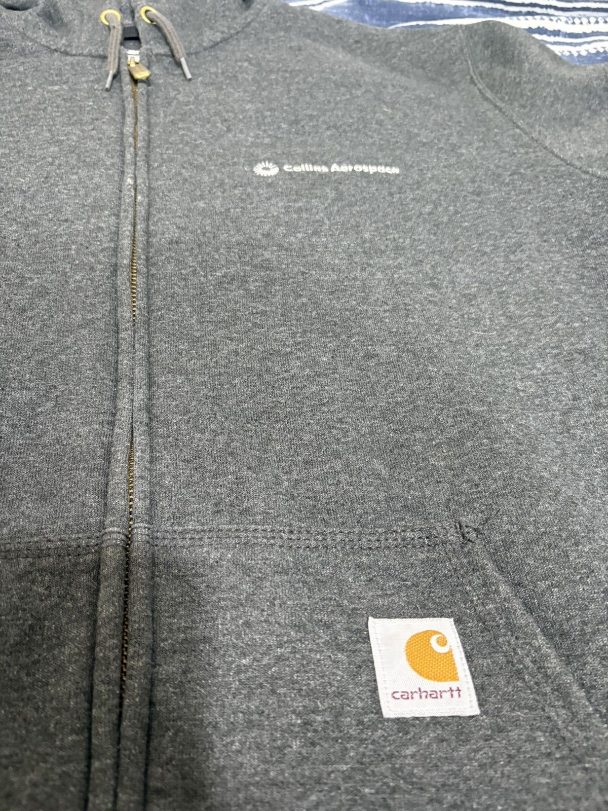 Carhartt Grey Carhartt zip up large ( Size US L / EU 52-54 / 3 - 2 Thumbnail