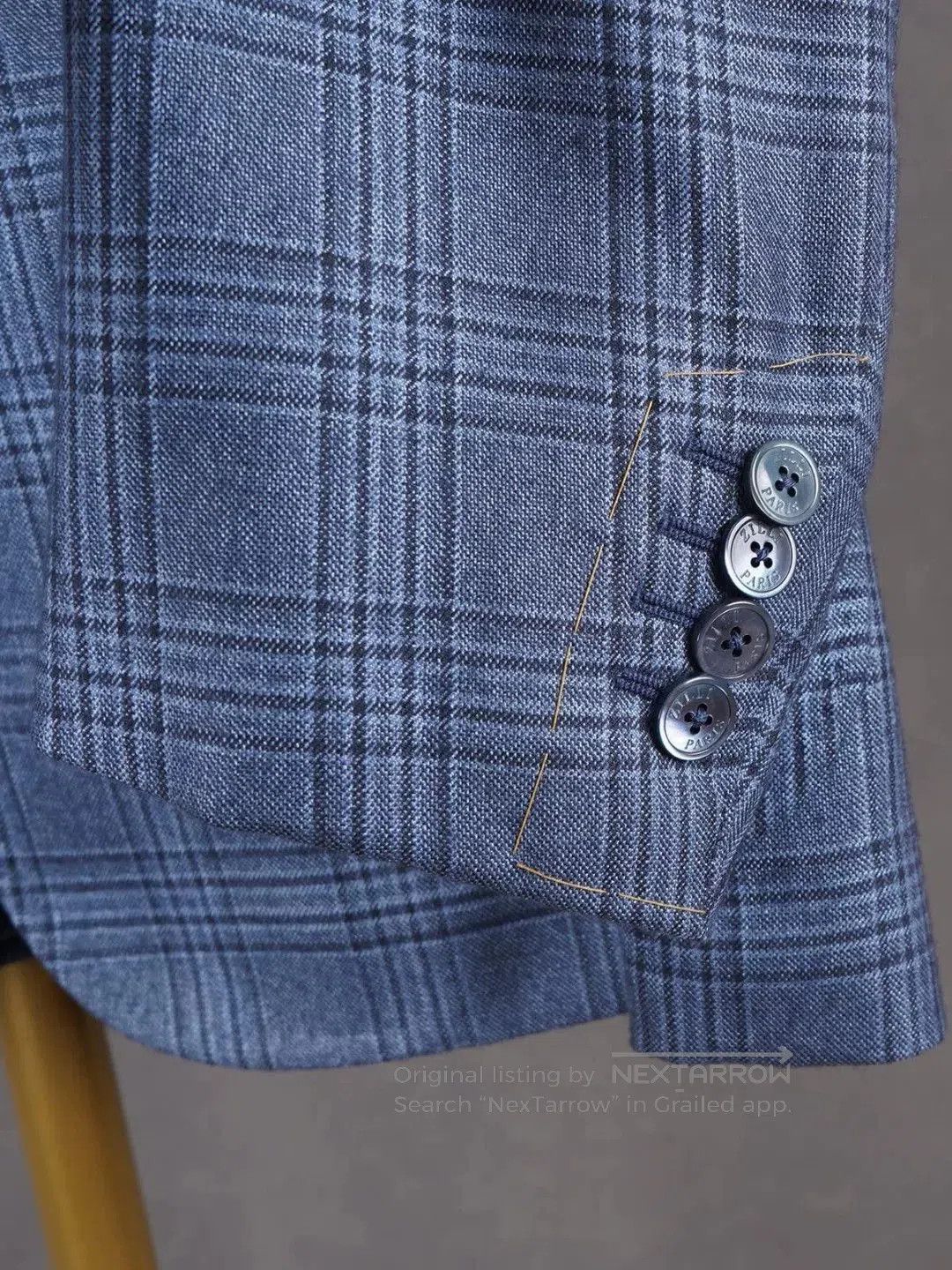 Zilli Casual Blue Plaid Blazer by ZILLI. Size US M / EU 48-50 / 2 - 7 Thumbnail