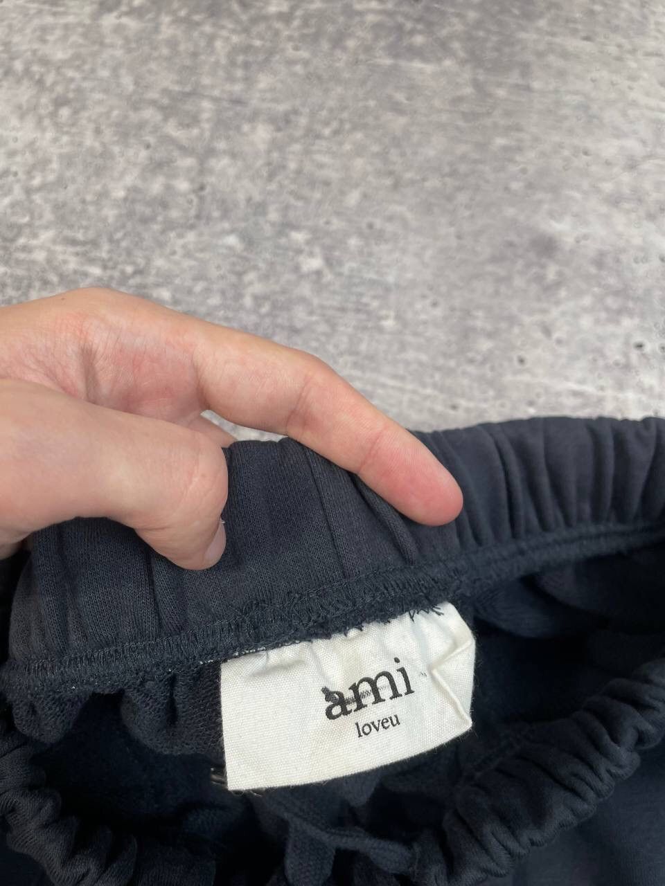 AMI Ami Paris Cotton Sweat Shorts Heart Logo Y2K Size US 32 / EU 48 - 6 Thumbnail