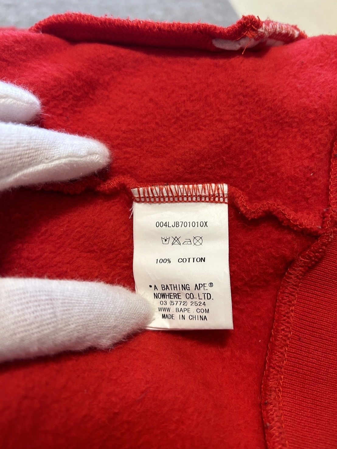Bape Bape Red College Light Jacket Size US XL / EU 56 / 4 - 8 Thumbnail