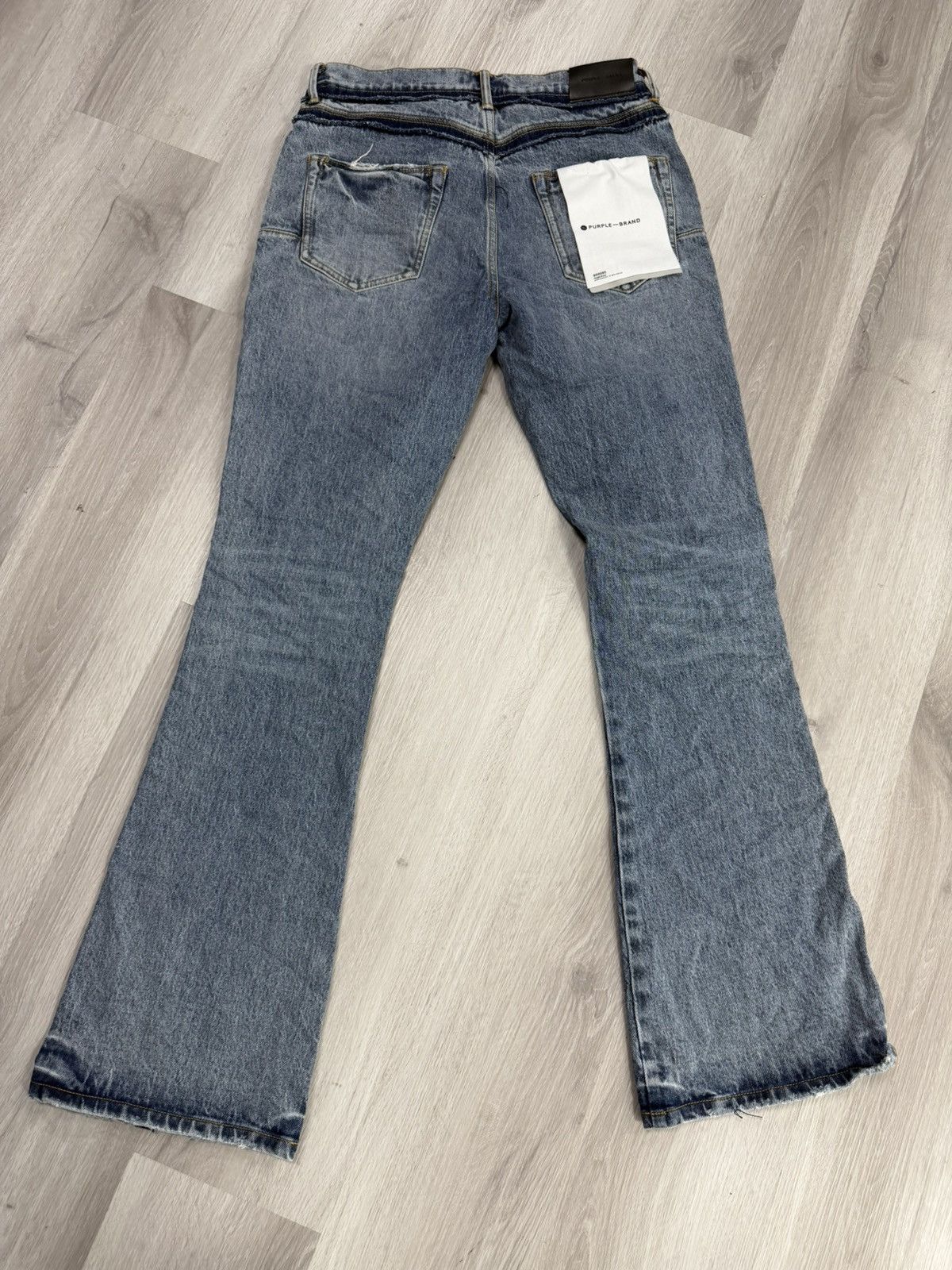 Purple Brand Purple Brand Twisted Flare Shadow Seam Jean Size US 32 / EU 48 - 5 Thumbnail