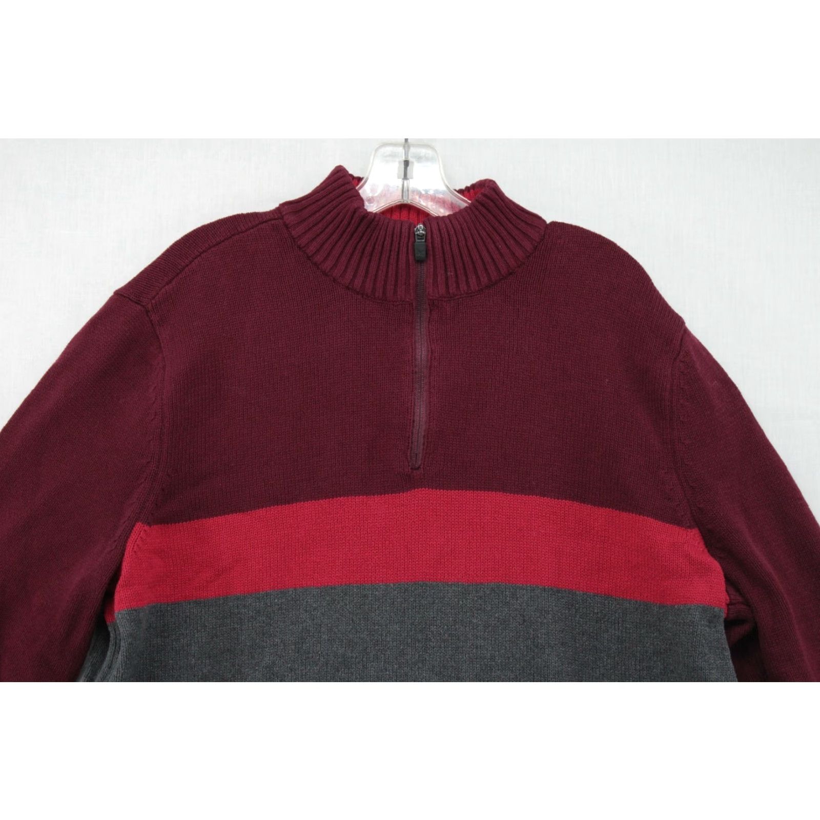Eddie Bauer Eddie Bauer Sweater Men's XL Multicolor Color Block Quarter Zip Long Sleeve Cozy Size US XL / EU 56 / 4 - 2 Thumbnail