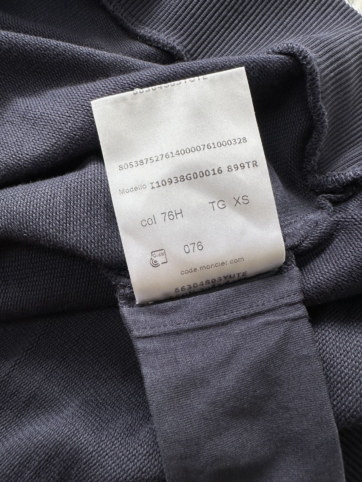 Moncler MONCLER Women’s Big Logo Navy Cotton Hoodie Sweatshirt Sz XS Size XS / US 0-2 / IT 36-38 - 13 Thumbnail