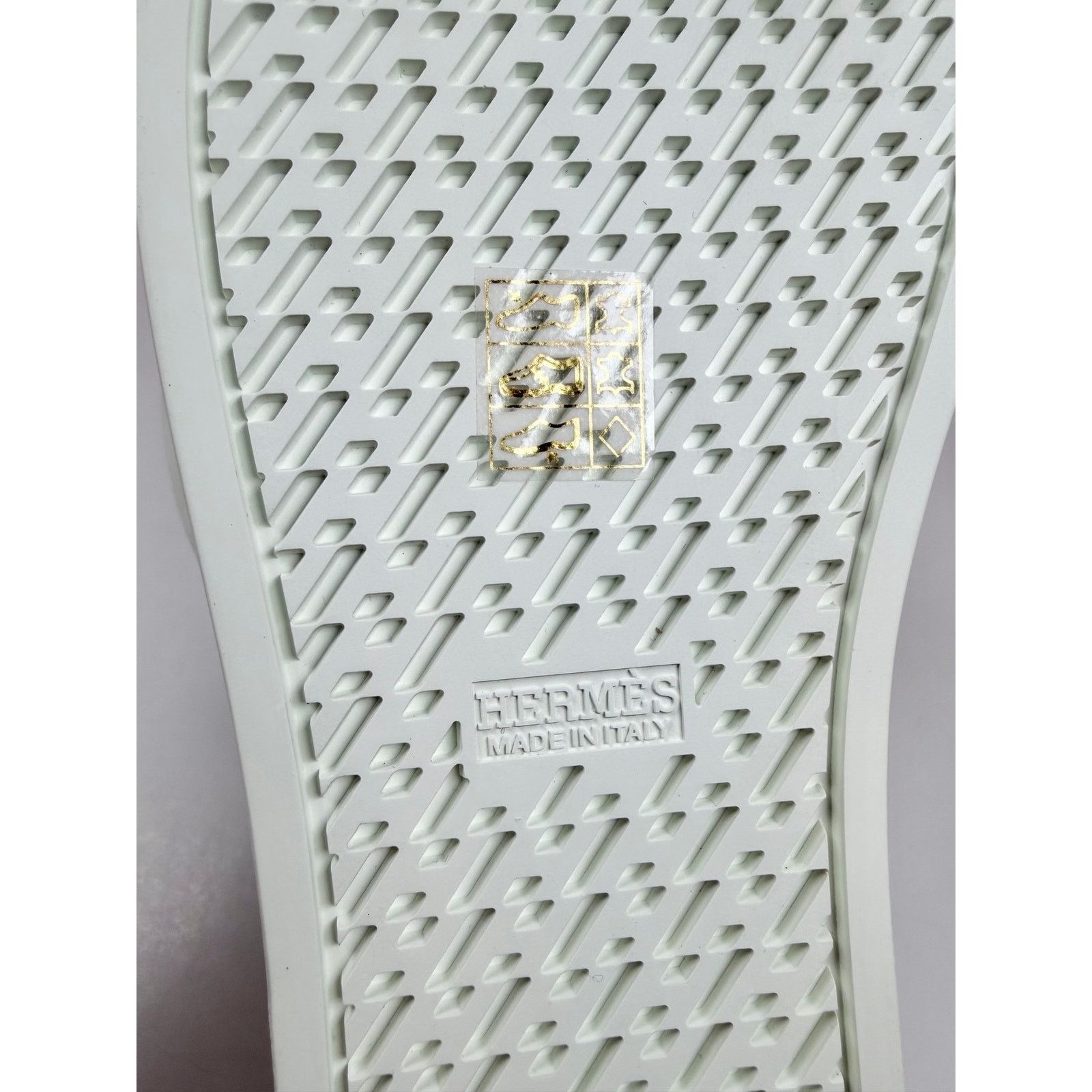 Hermes Size 8.5 - Hermes Advantage White Blue Leather Sneakers NEW Size US 8.5 / EU 41-42 - 9 Thumbnail