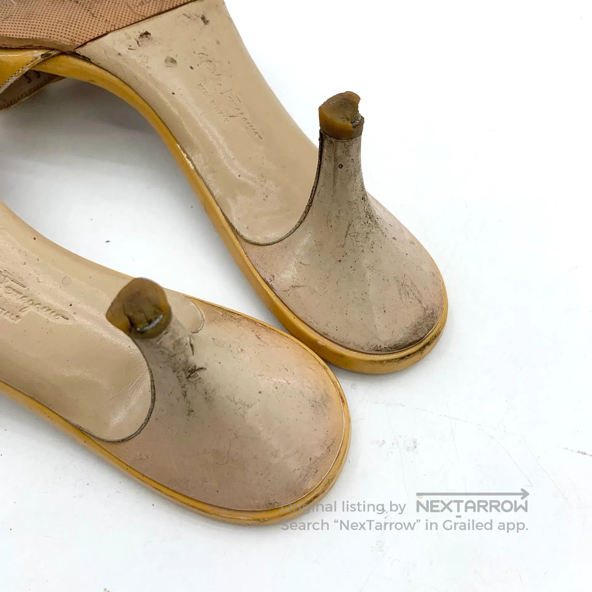 Other Salvatore Ferragamo Yellow Bow Detail High Heel Mule Sanda Size US 5.5 / IT 35.5 - 9 Thumbnail