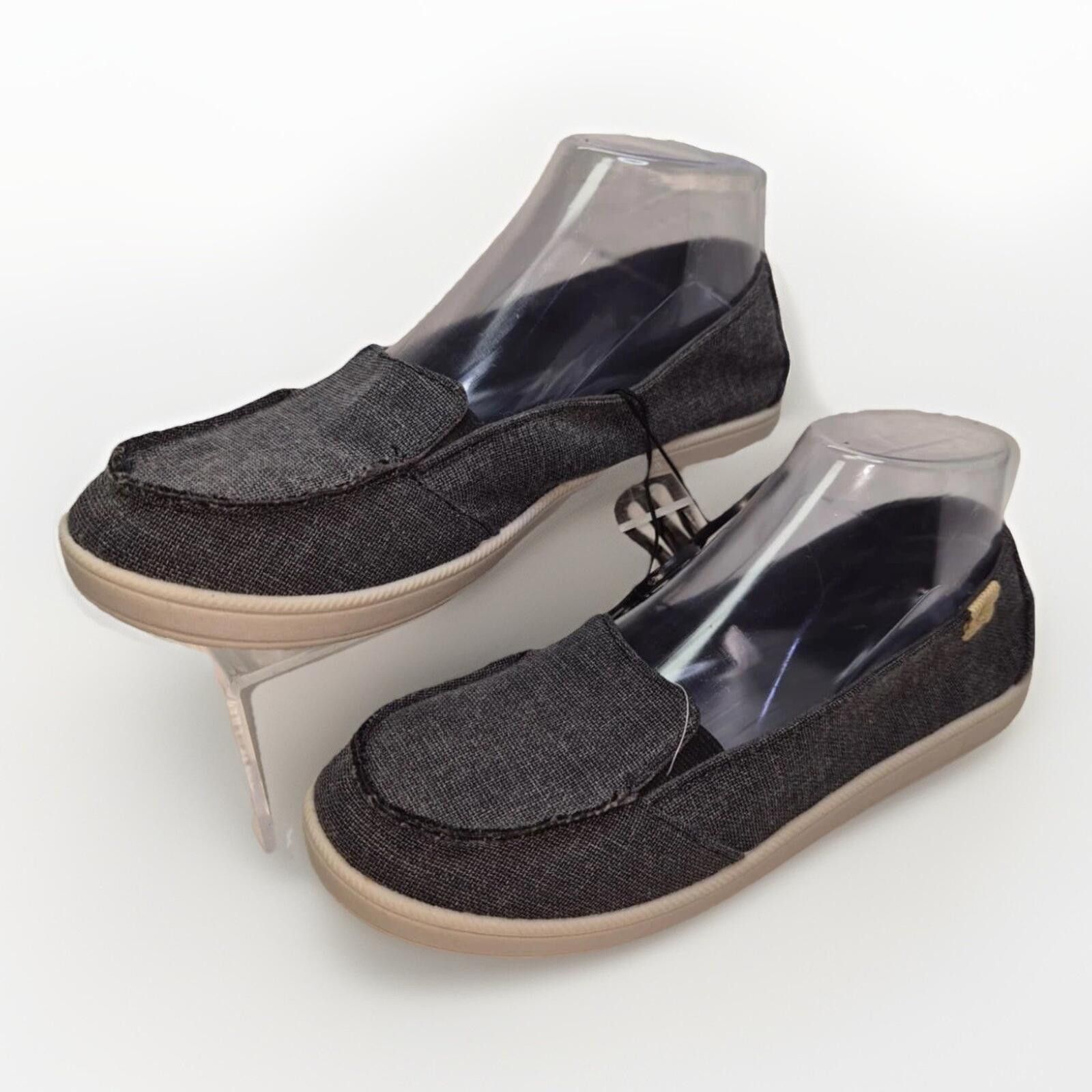 Other Time and True Women’s Size 8 Gray Canvas Slip-On Loafers NWT Size US 8 / IT 38 - 1 Thumbnail