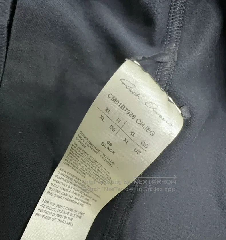 Rick Owens RICK OWENS Loose Front Letter Pattern Logo Short Sleeve T- Size US XL / EU 56 / 4 - 5 Thumbnail