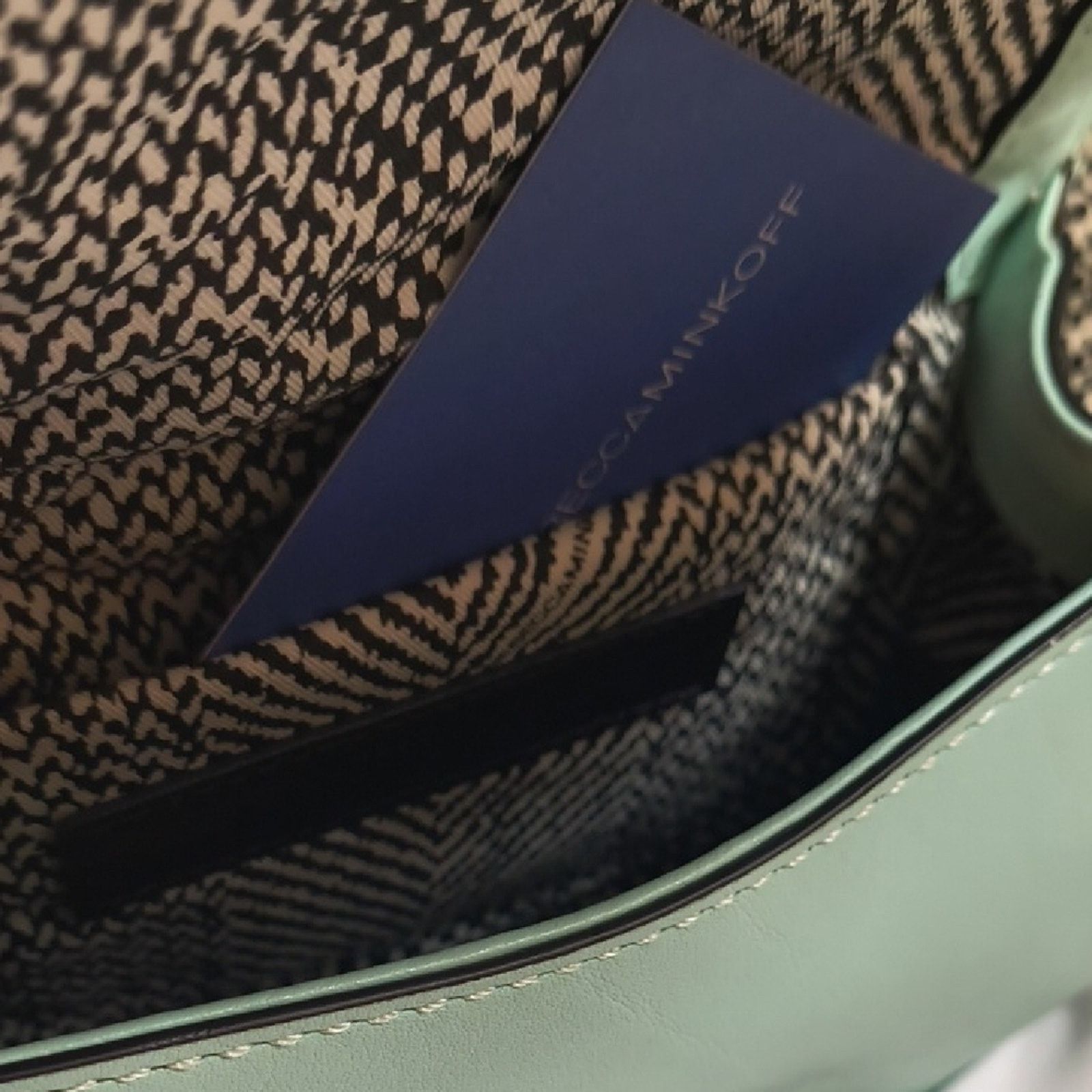 Rebecca Minkoff New - Rebecca Minkoff Mint Green Quilted Leather Crossbody Size ONE SIZE - 11 Thumbnail