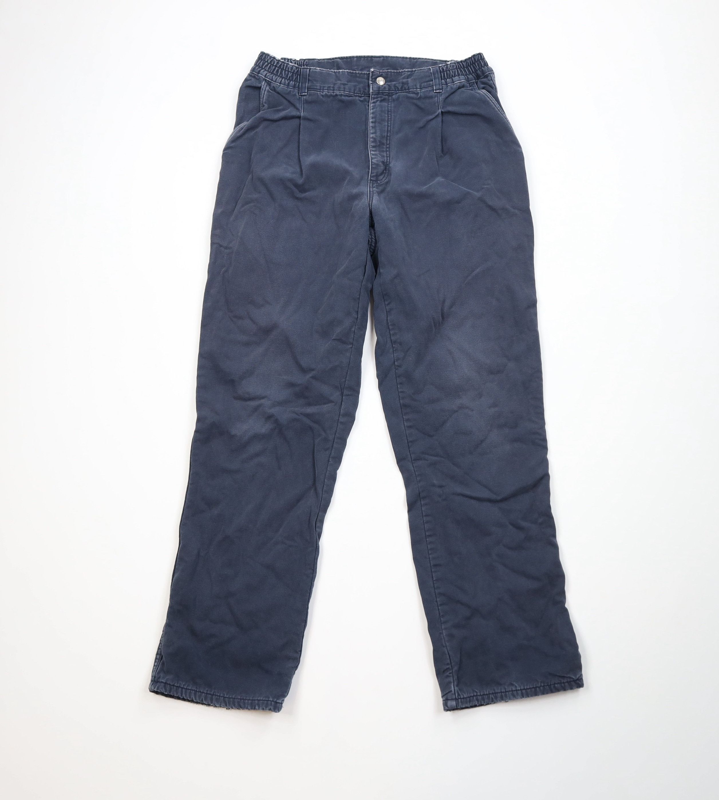 L.L. Bean Vintage 90s LL Bean Lined Canvas Pathfinder Pants USA Size US 34 / EU 50 - 2 Thumbnail