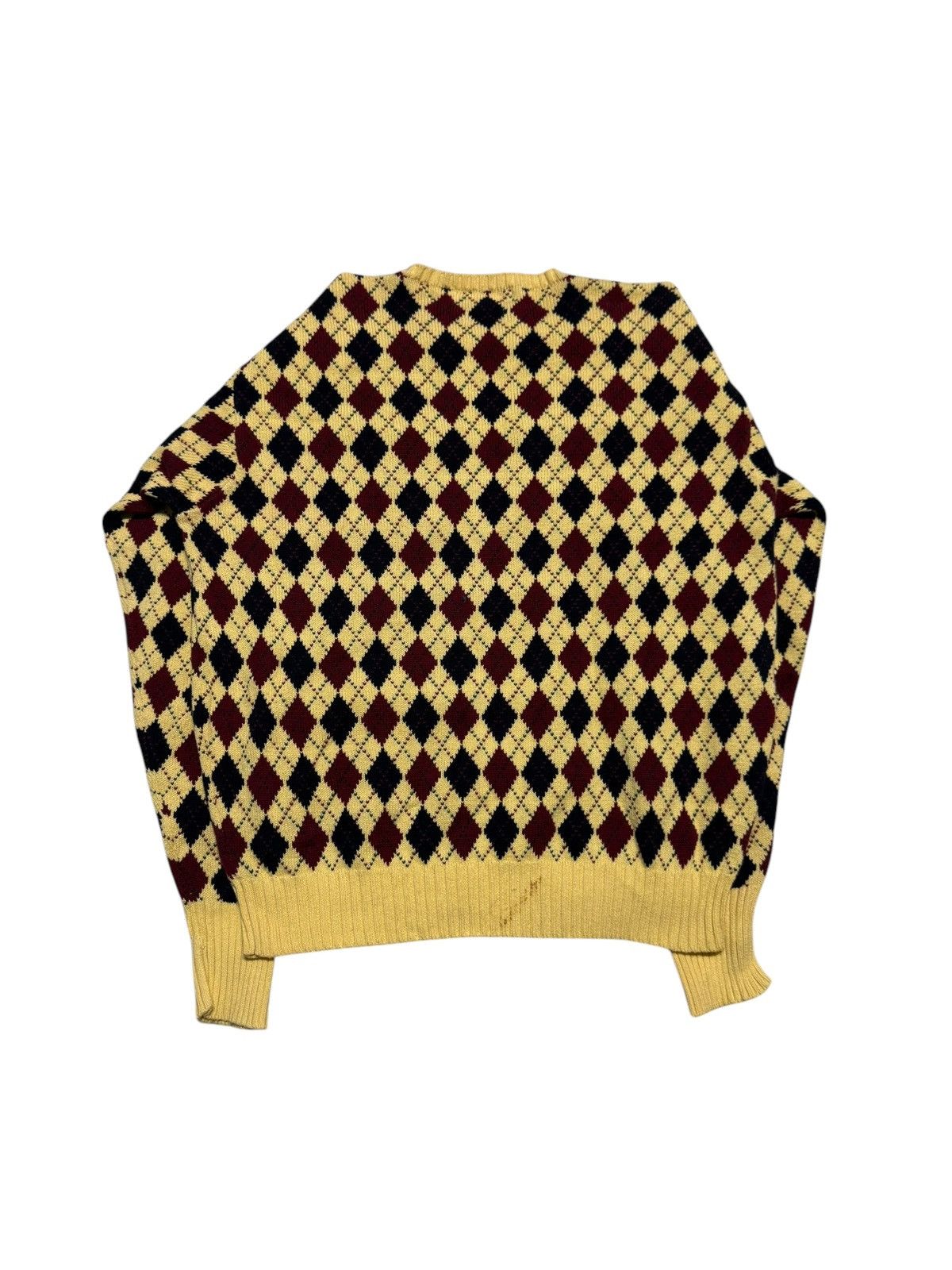 Polo Ralph Lauren Vintage Polo Ralph Lauren diamond pattern jumper sweater Size US L / EU 52-54 / 3 - 3 Thumbnail