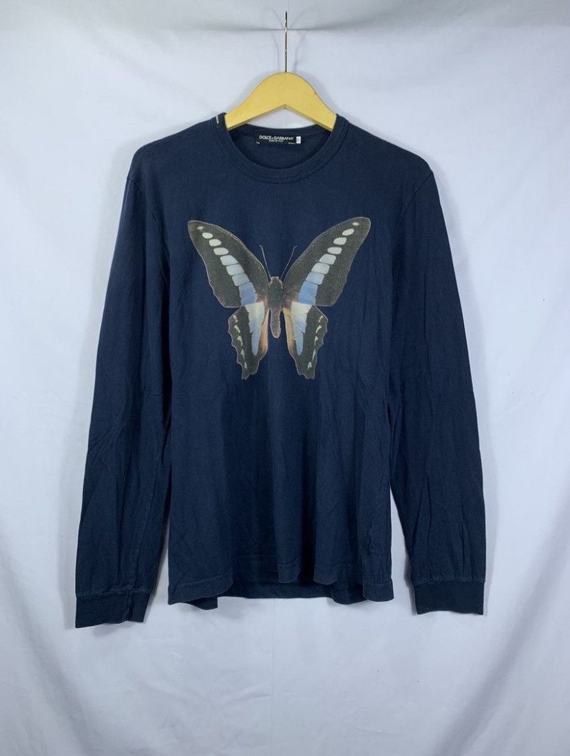 Dolce & Gabbana Dolce & Gabbana Butterfly Long sleeve Size US M / EU 48-50 / 2 - 1 Thumbnail