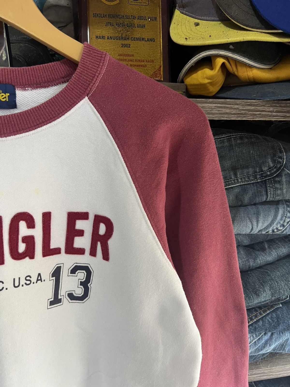 Wrangler 🔥Vintage Wrangler Greensboro 13 Crewneck Sweatshirt Size US S / EU 44-46 / 1 - 6 Thumbnail